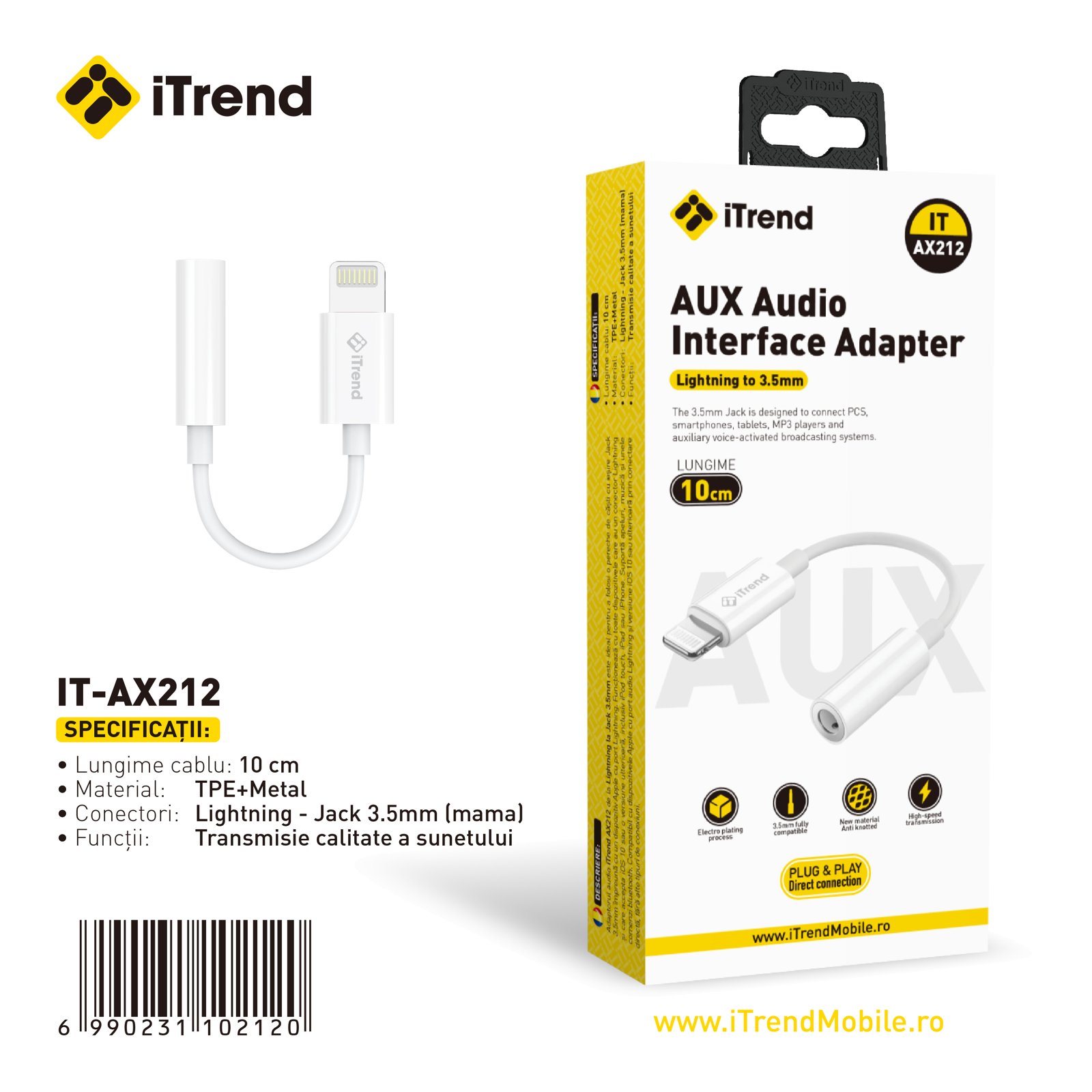 Fișa produsului IT-AX212-WH