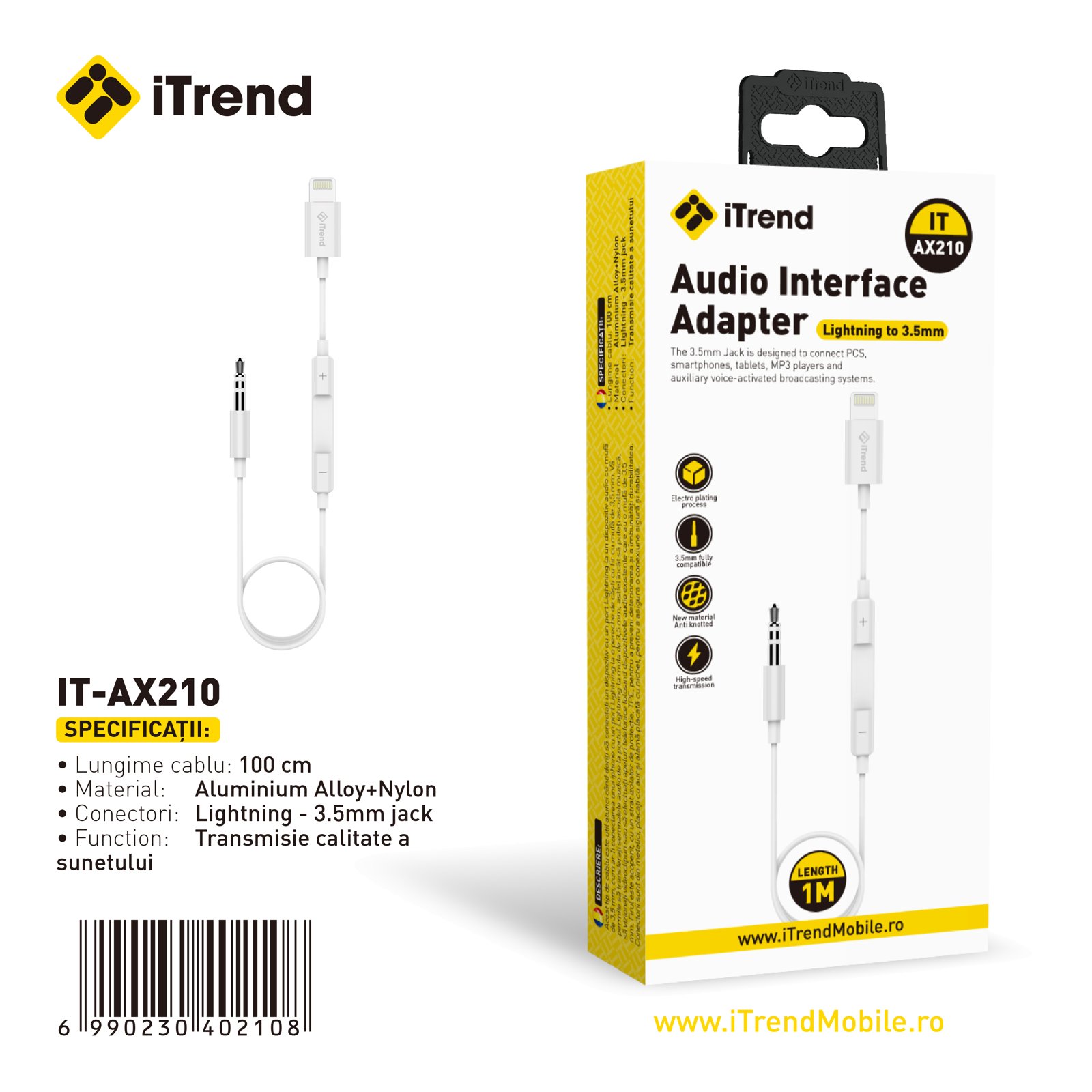 Fișa produsului IT-AX210-WH