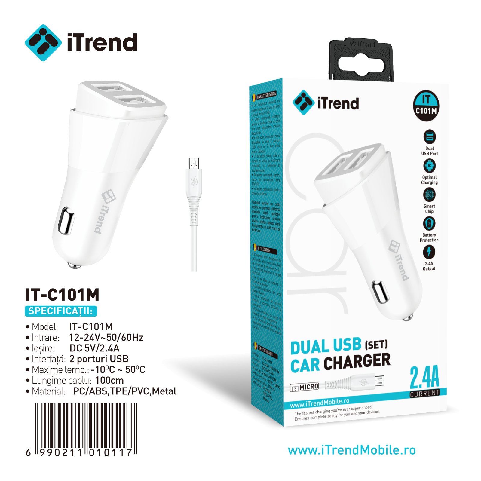 Fișa produsului IT-C101M-WH