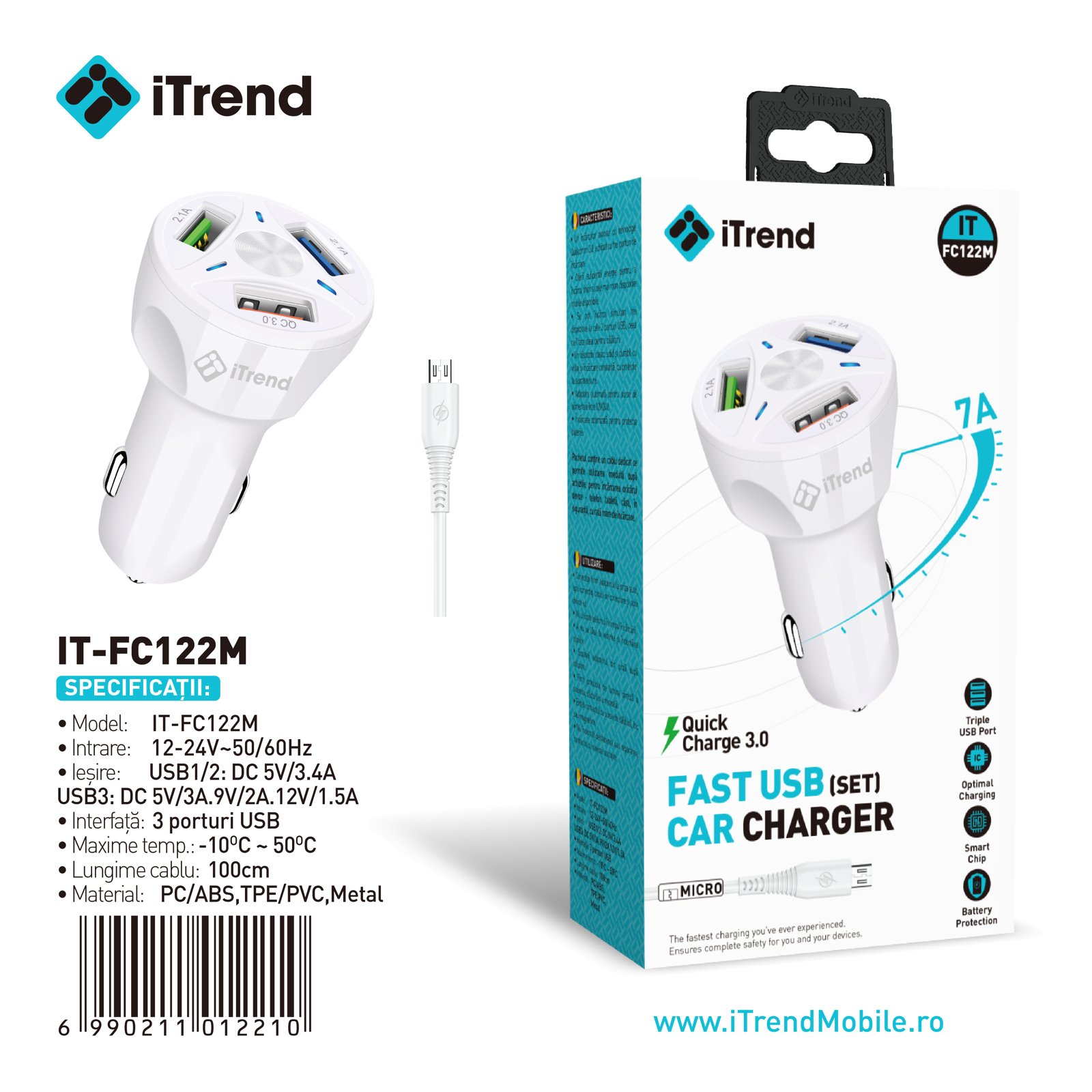 Fișa produsului IT-FC122M-WH