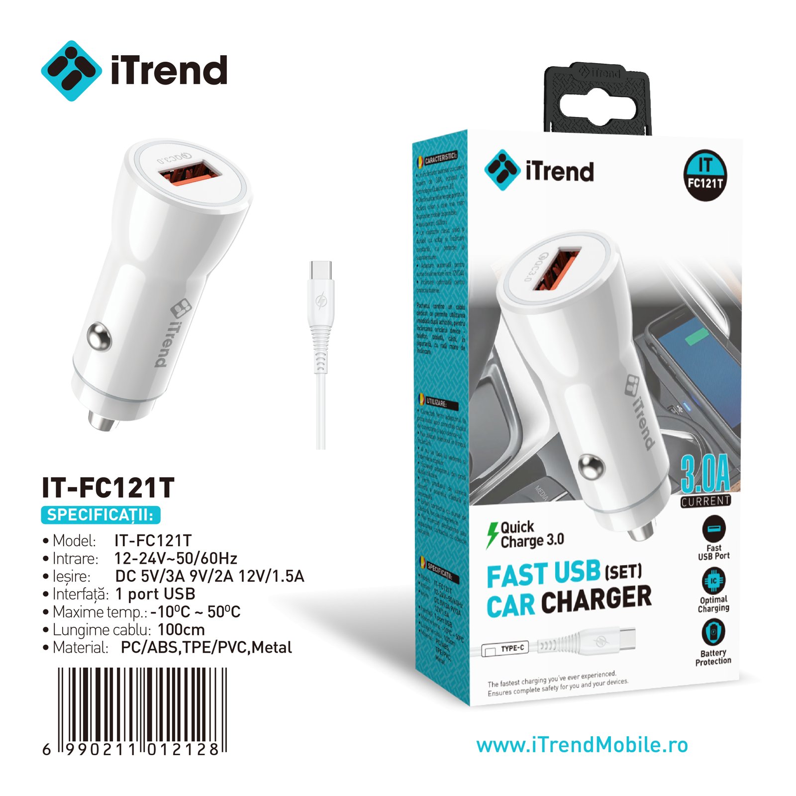 Fișa produsului IT-FC121T-WH