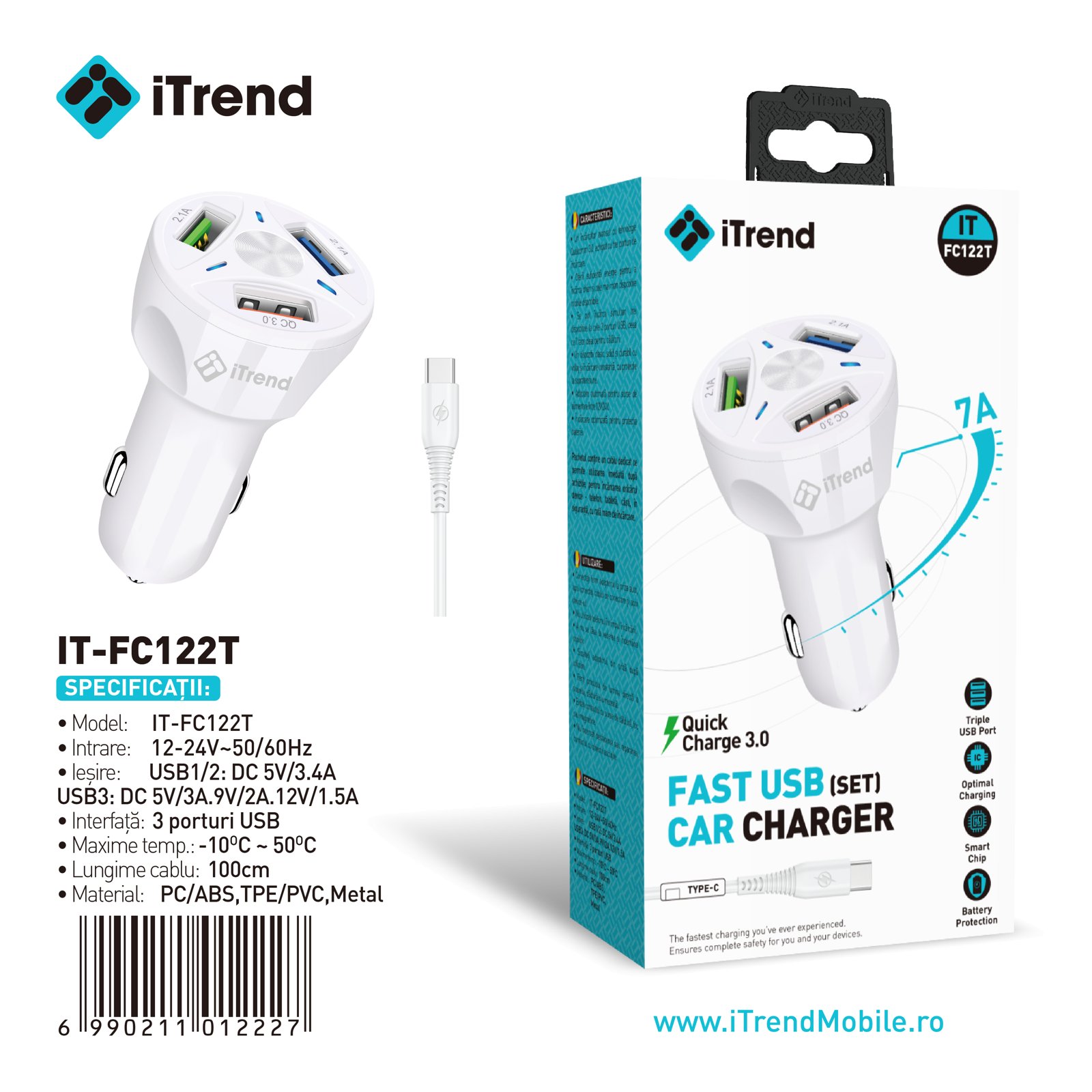 Fișa produsului IT-FC122T-WH