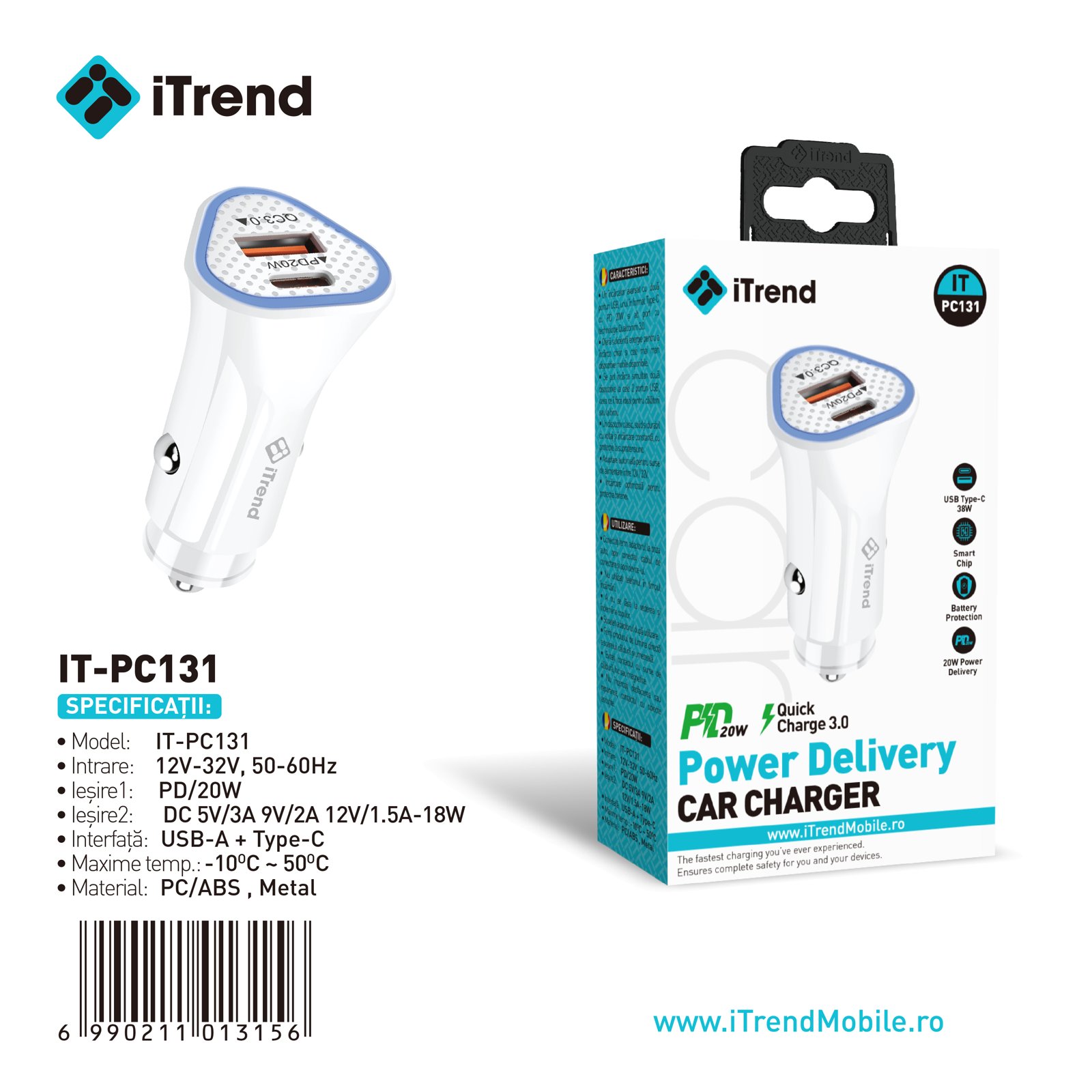 Fișa produsului IT-PC131-WH