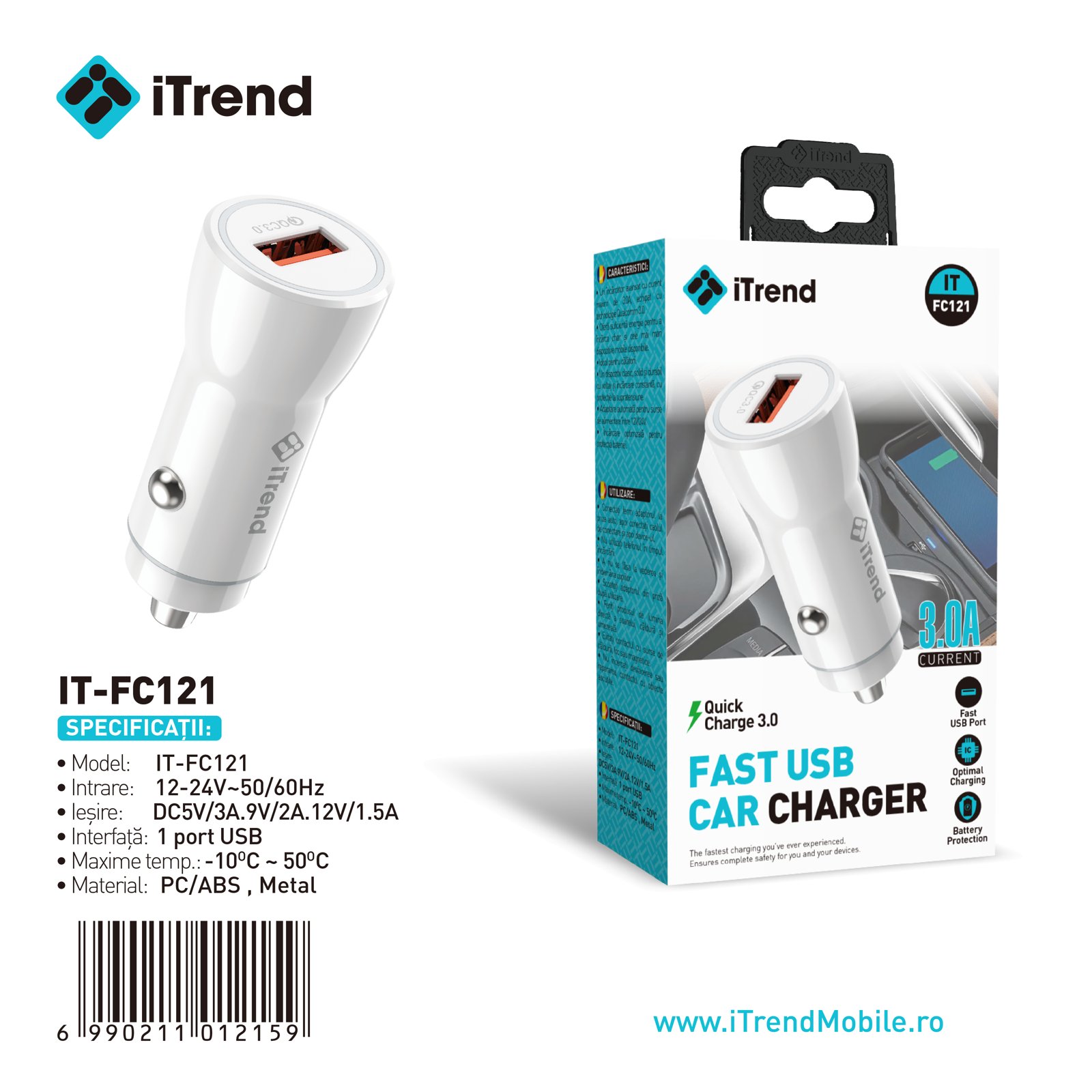 Fișa produsului IT-FC121-WH