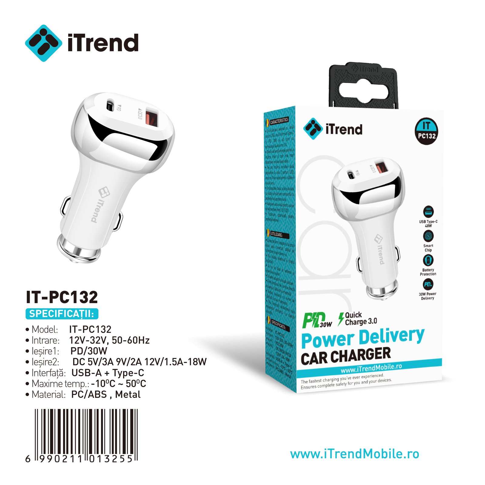 Fișa produsului IT-PC132-WH