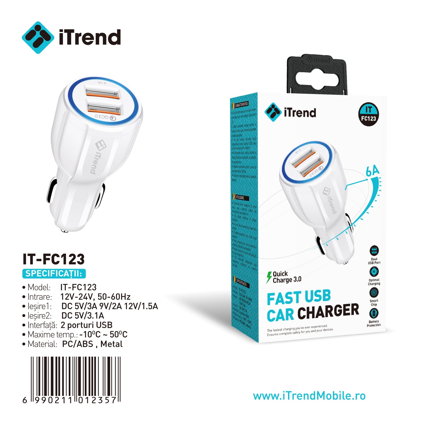 Fișa produsului IT-FC123-WH