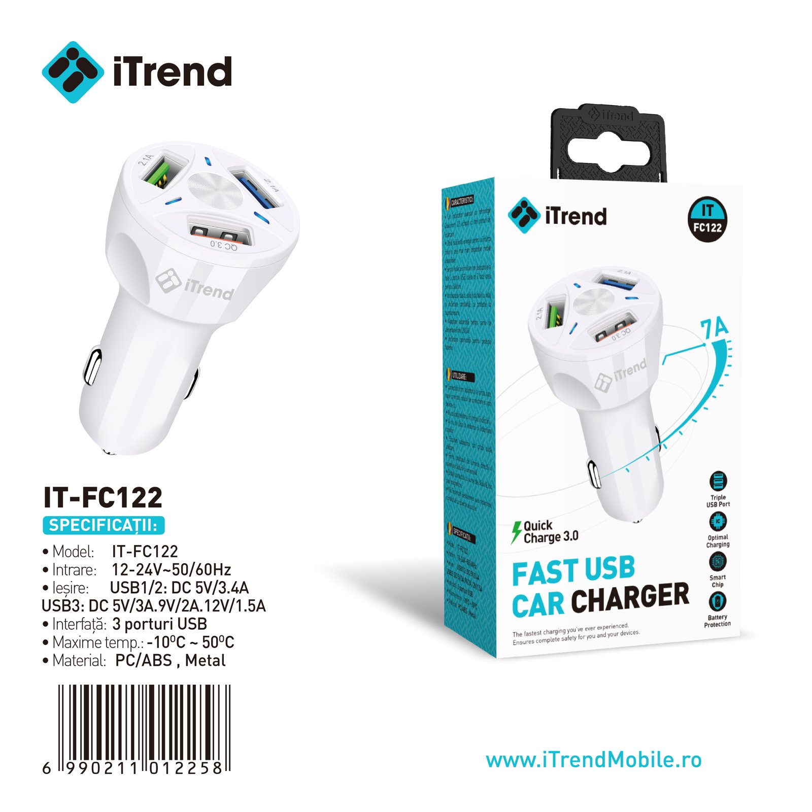 Fișa produsului IT-FC122-WH