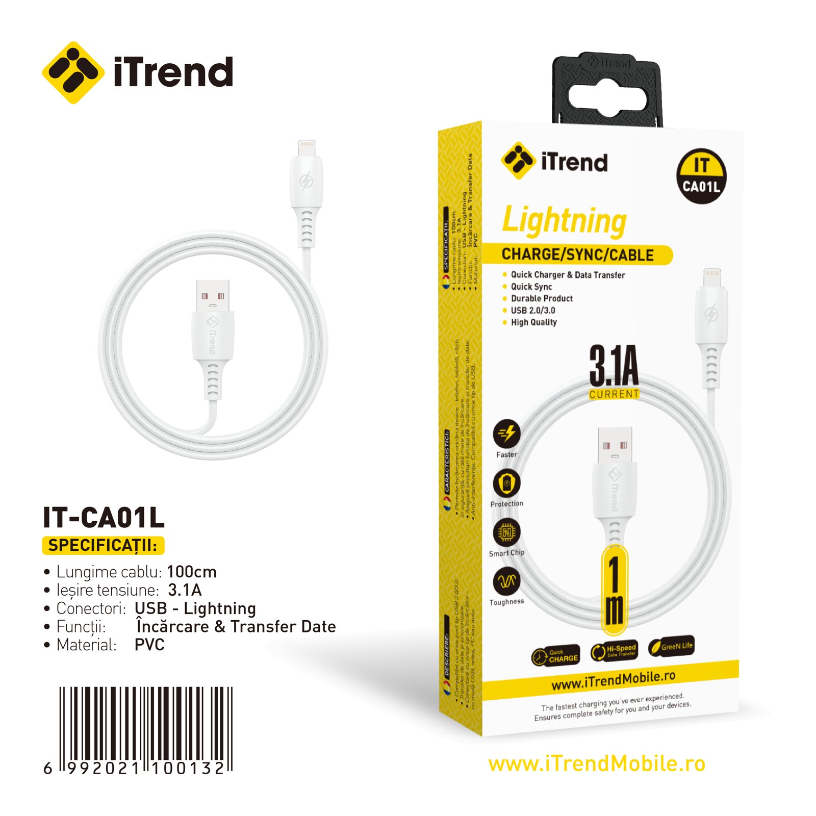 Fișa produsului IT-CA01L-WH