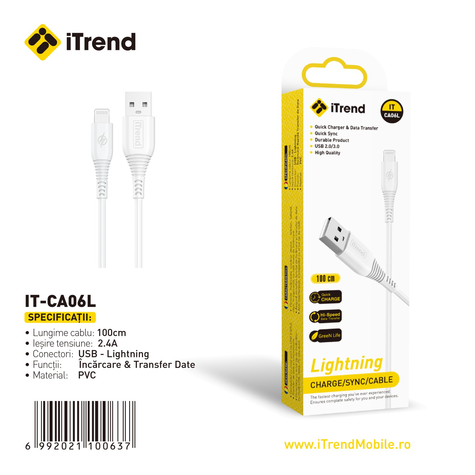 Fișa produsului IT-CA06L-WH