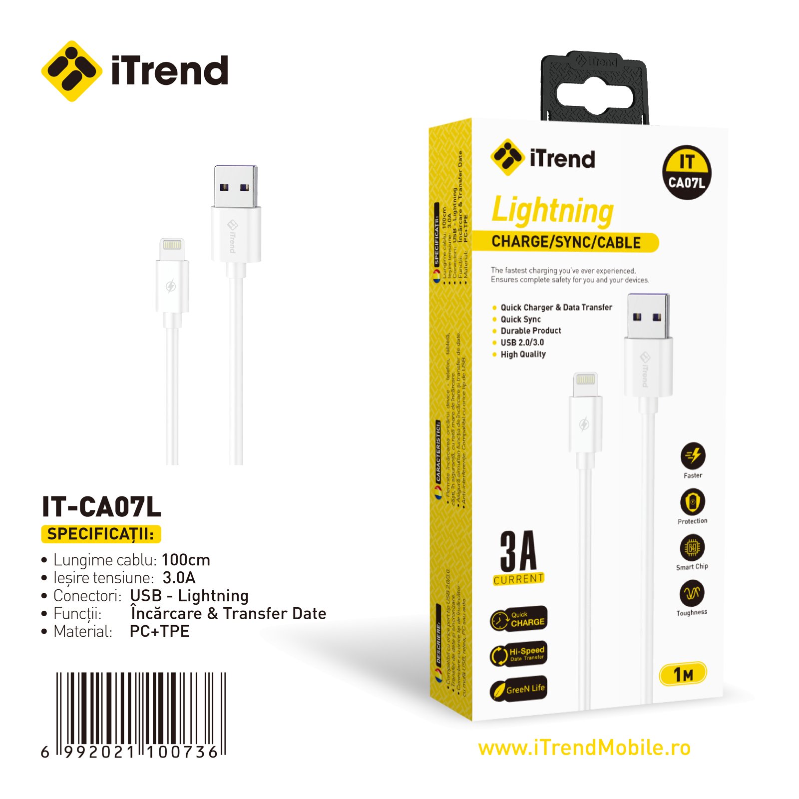 Fișa produsului IT-CA07L-WH