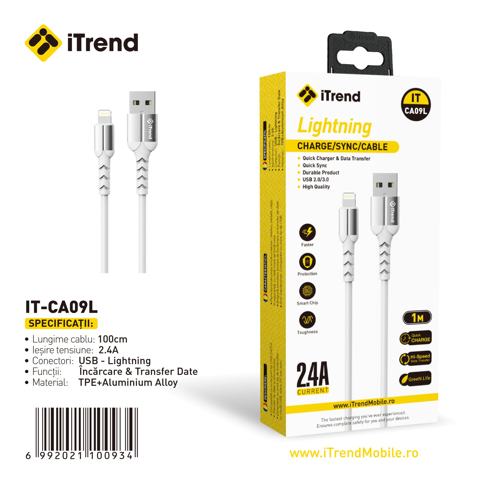 Fișa produsului IT-CA09L-WH