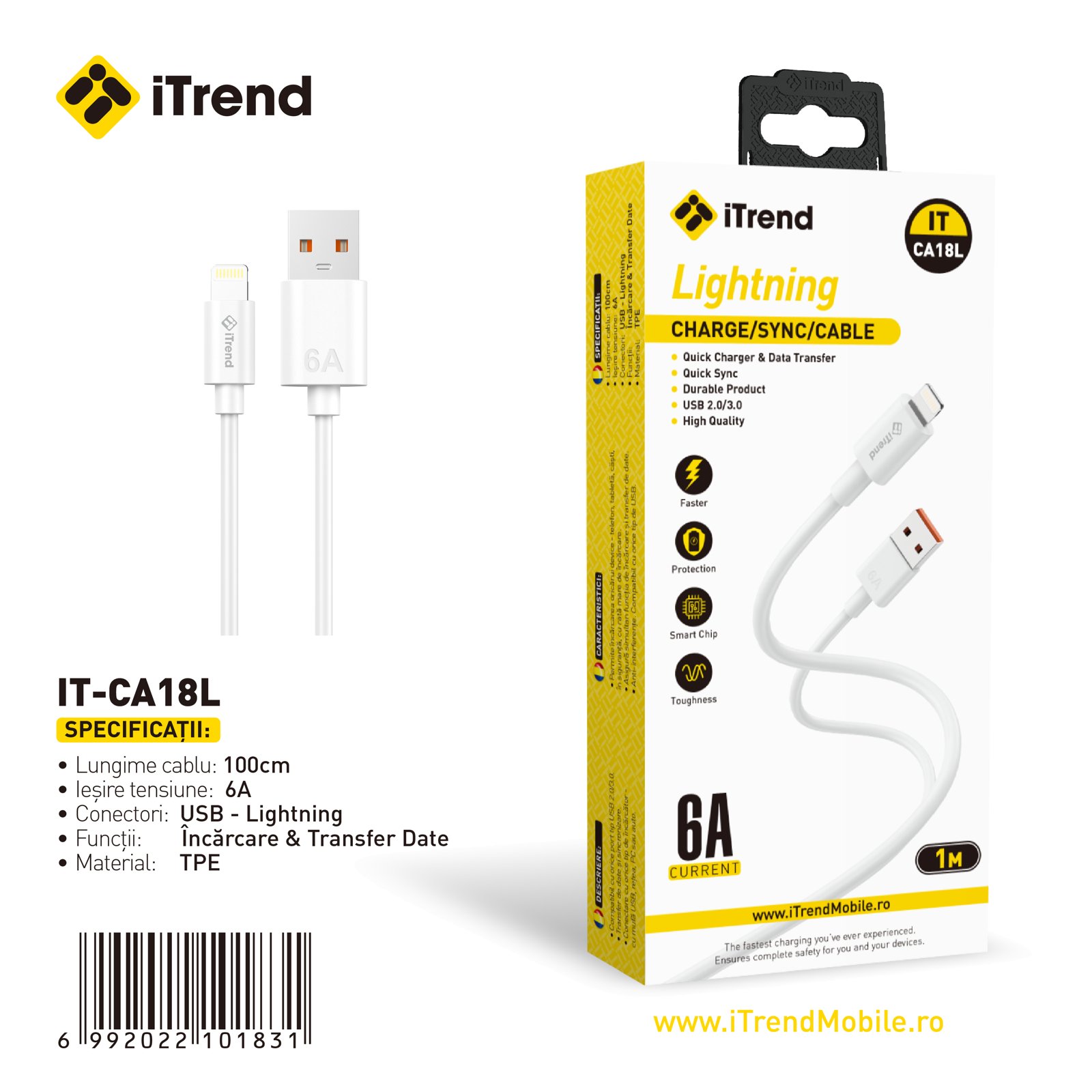 Fișa produsului IT-CA18L-WH