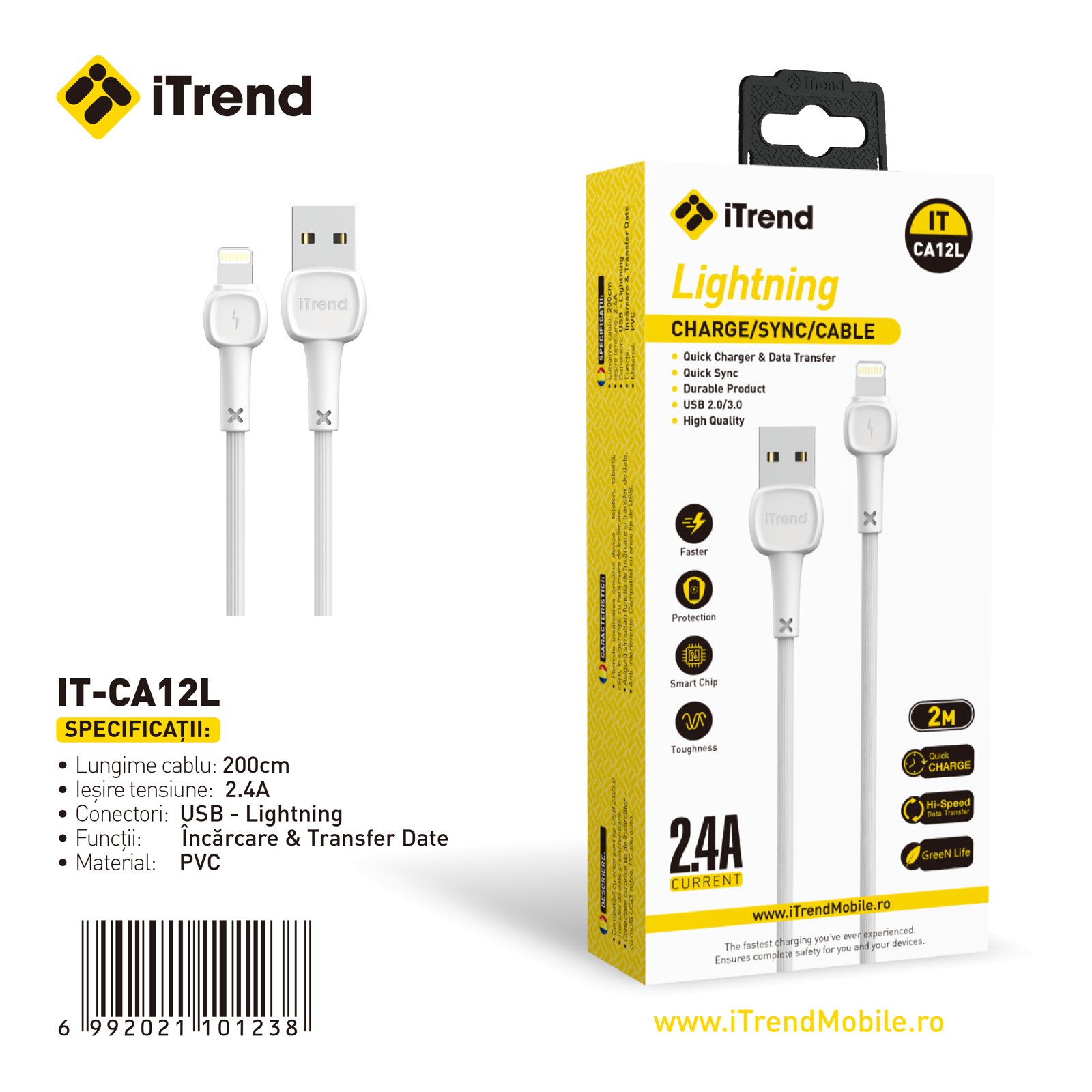 Fișa produsului IT-CA12L-WH