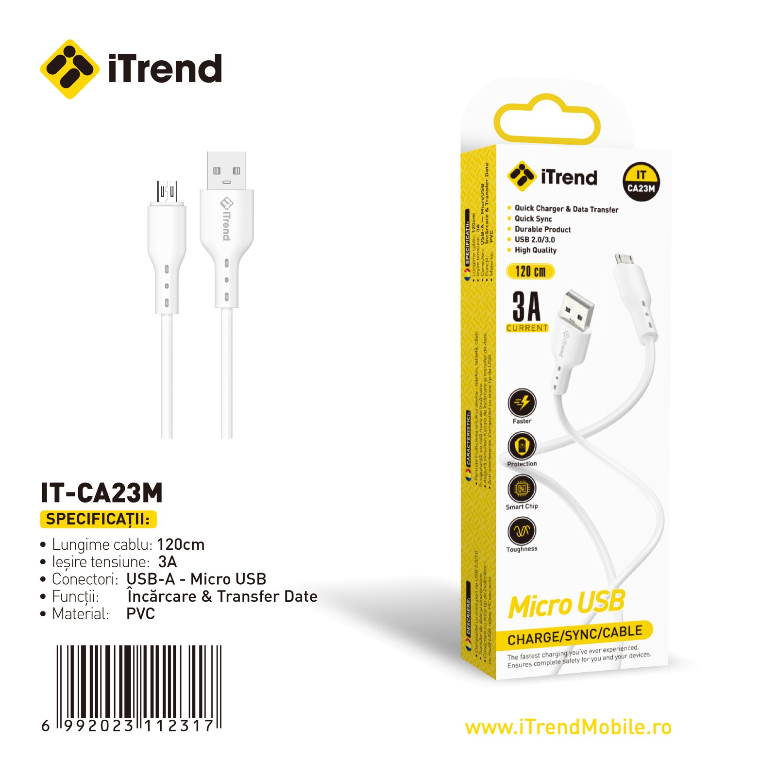 Fișa produsului IT-CA23M-WH