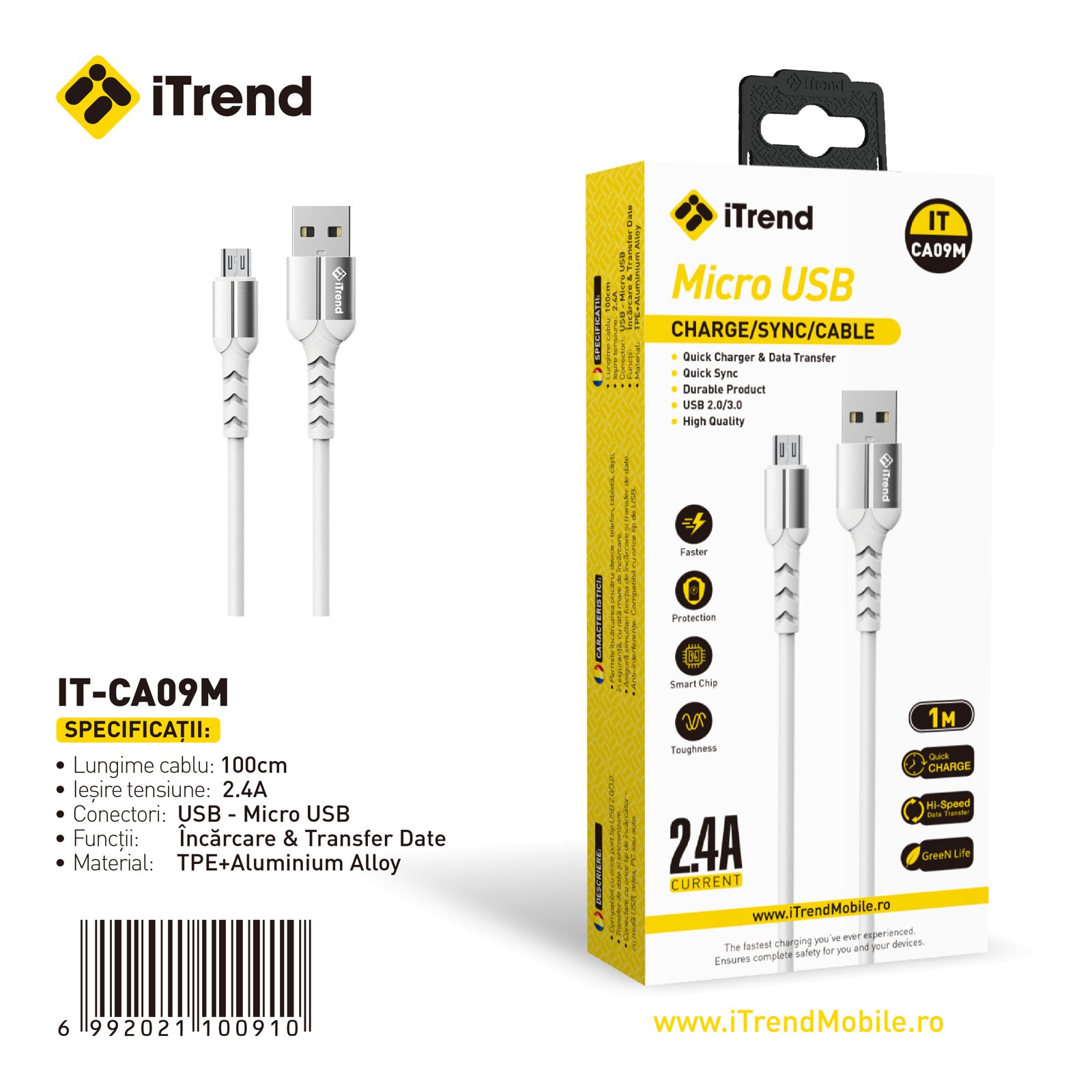 Fișa produsului IT-CA09M-WH