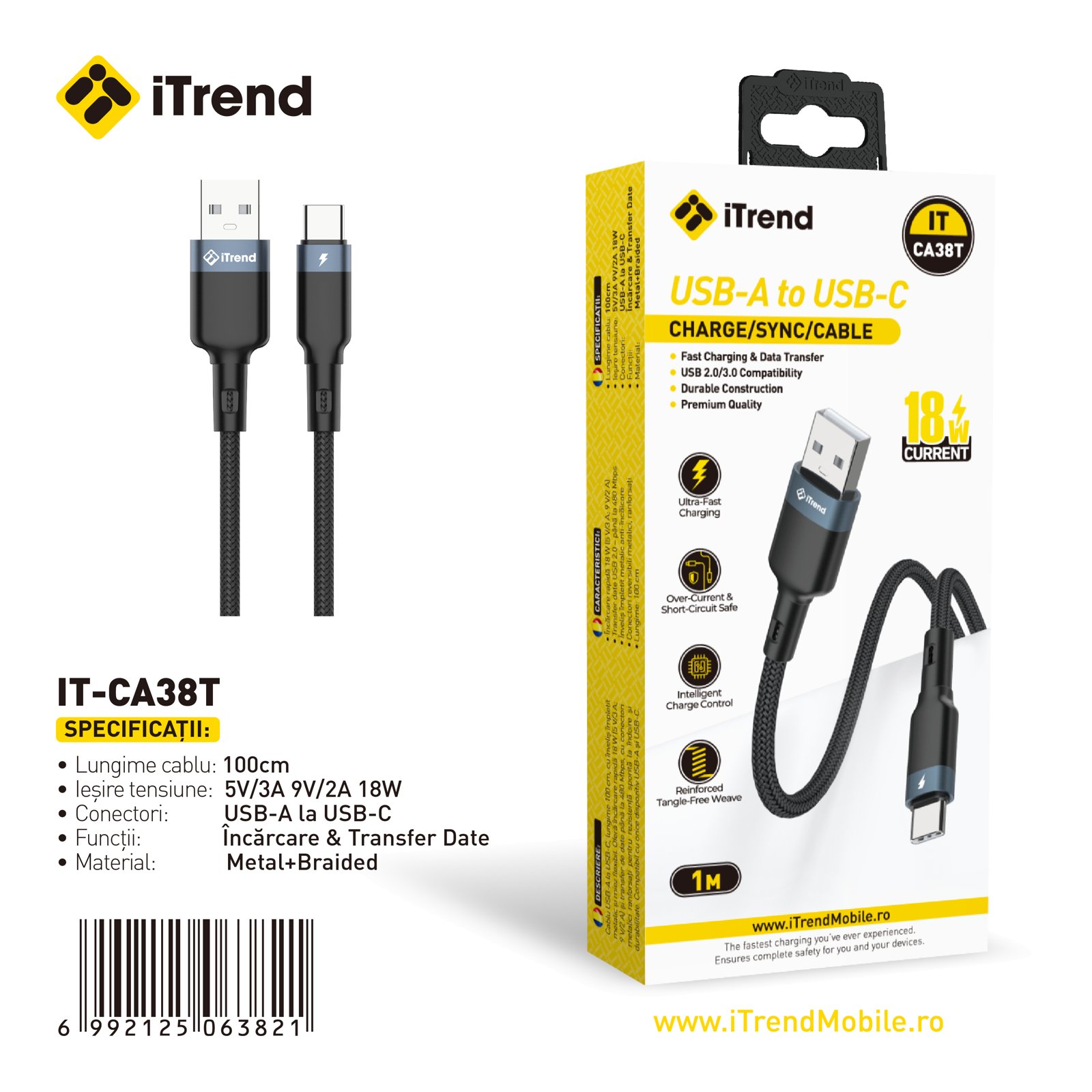 Fișa produsului IT-CA38T-BK
