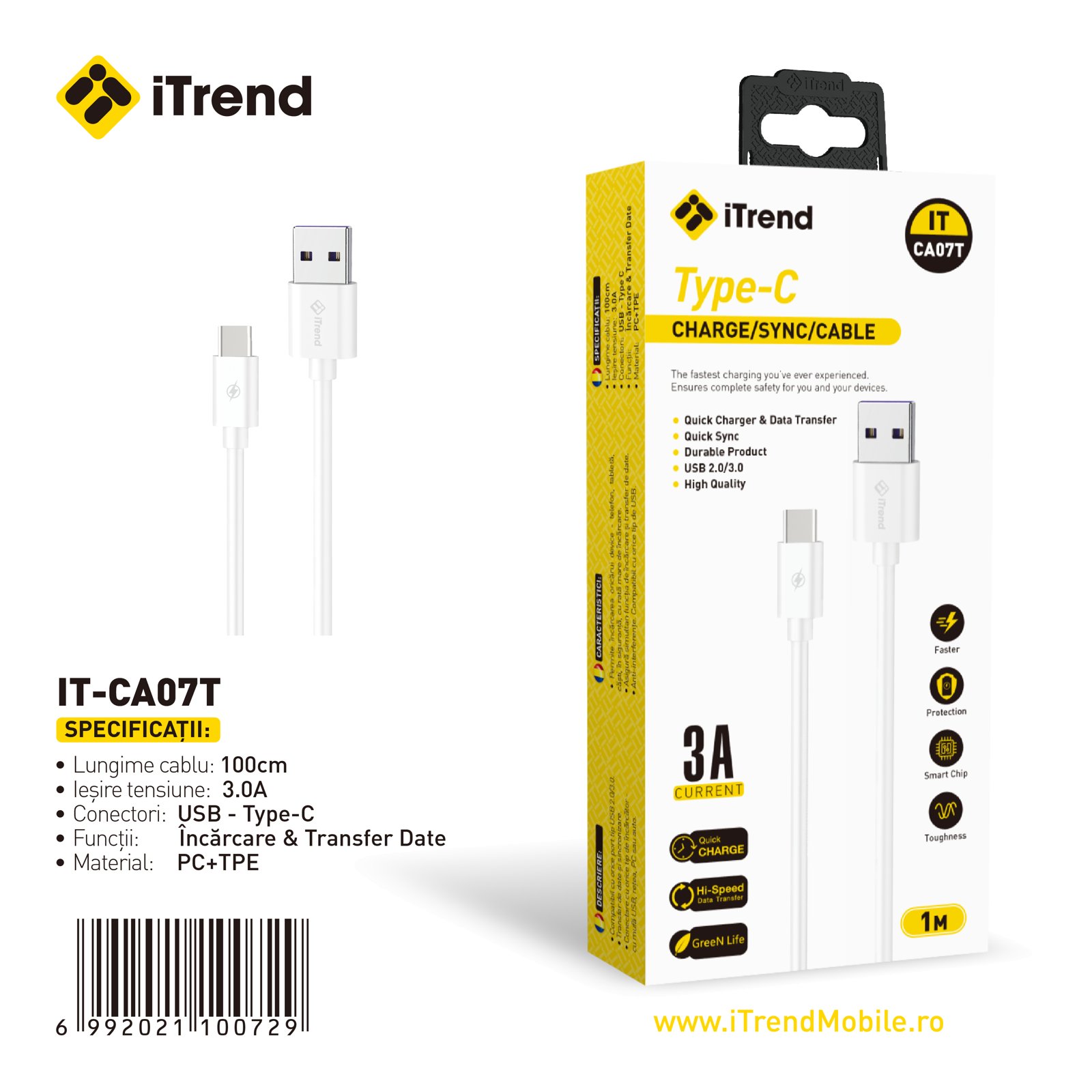 Fișa produsului IT-CA07T-WH