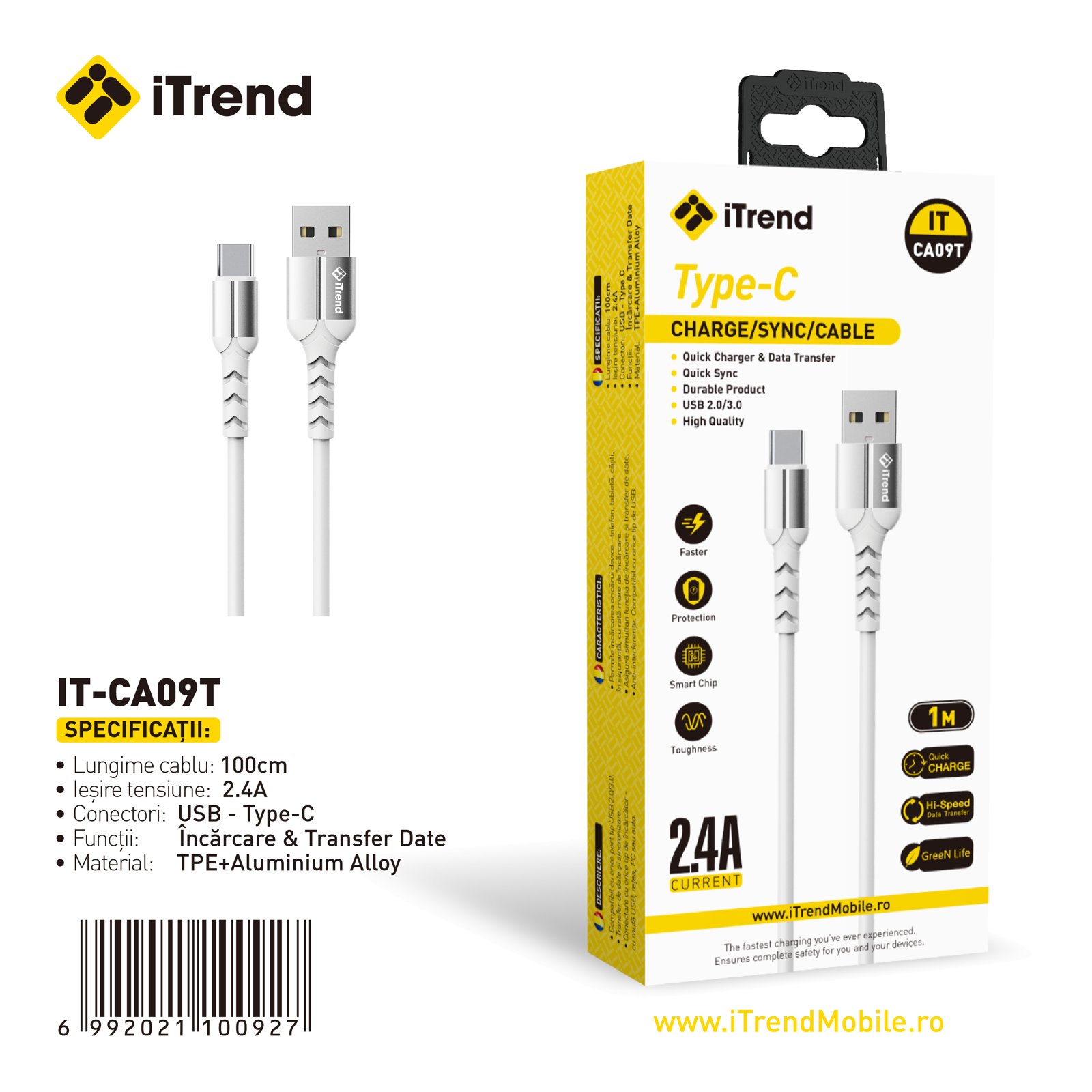 Fișa produsului IT-CA09T-WH