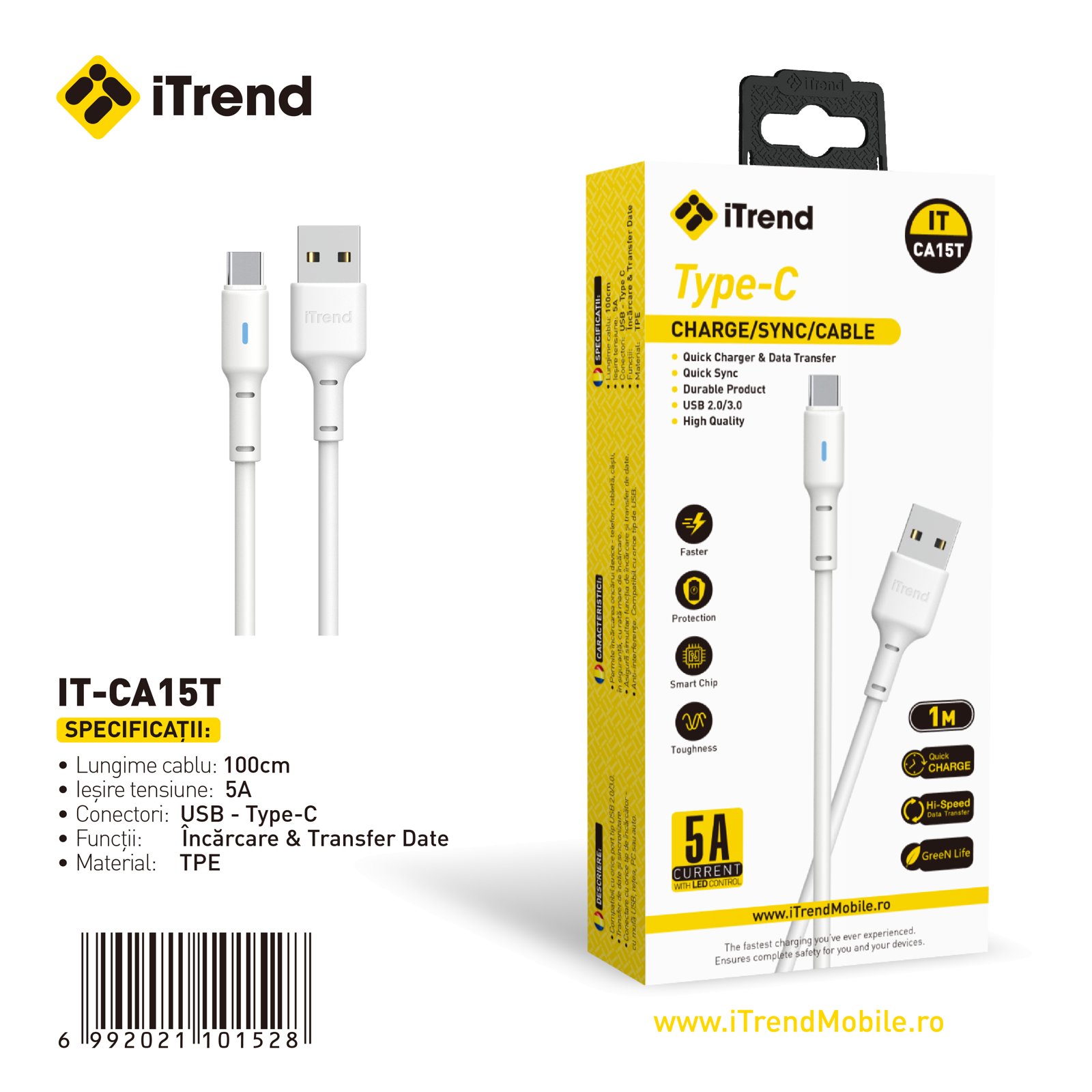 Fișa produsului IT-CA15T-WH