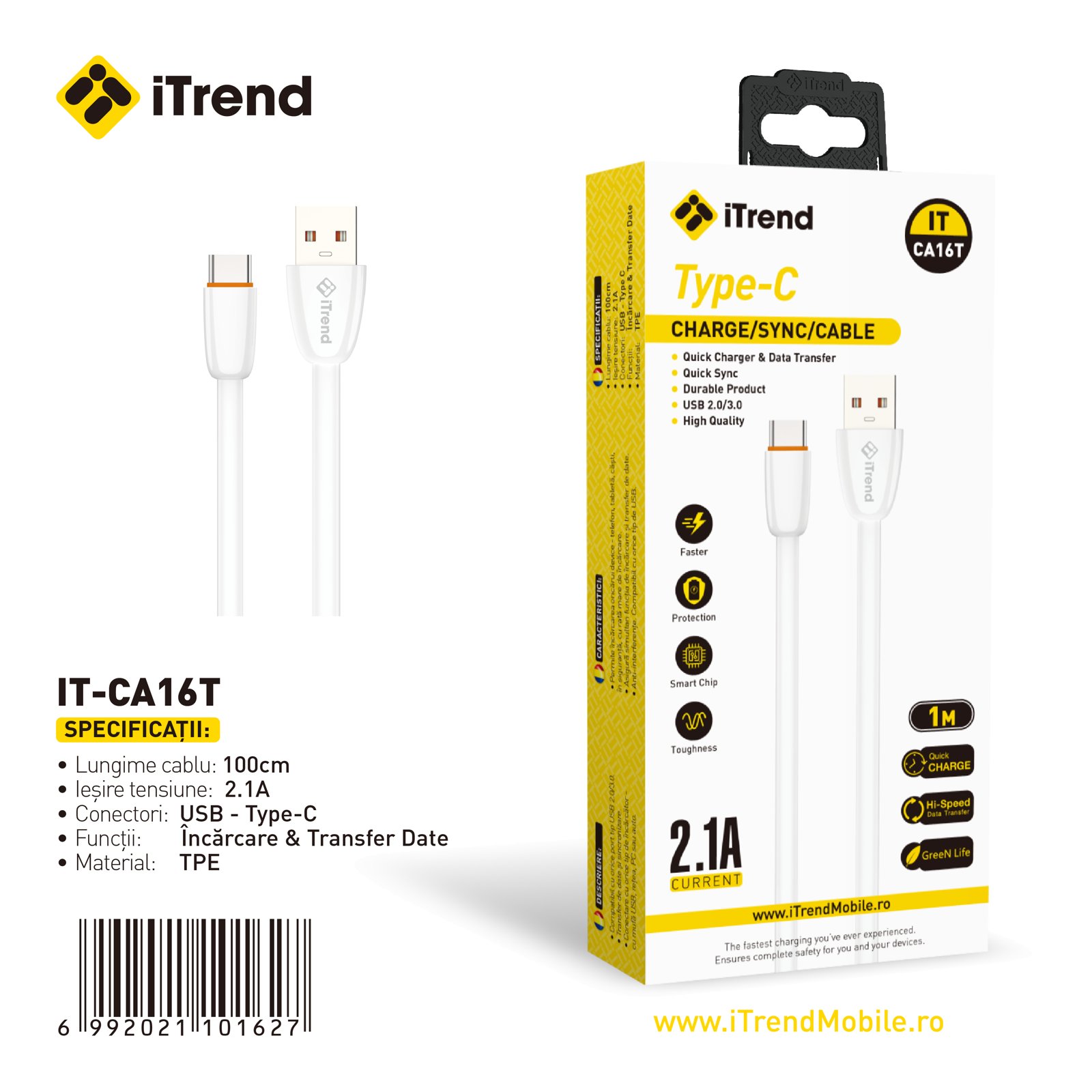Fișa produsului IT-CA16T-WH