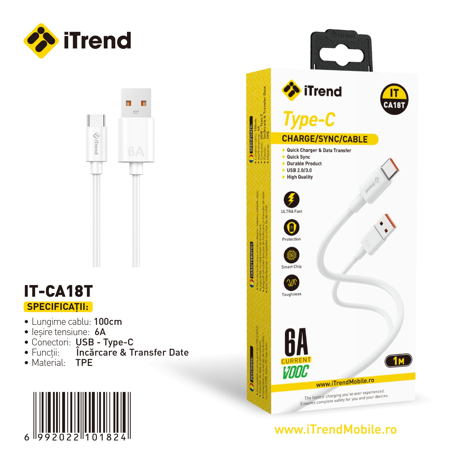 Fișa produsului IT-CA18T-WH