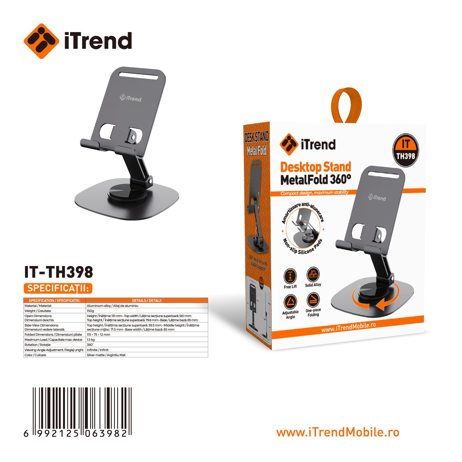 Fișa produsului IT-TH398-BK