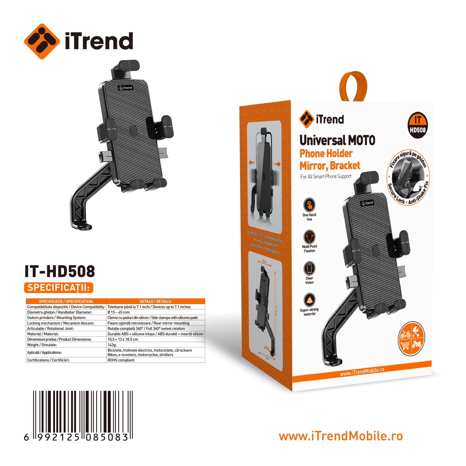 Fișa produsului IT-HD508-BK