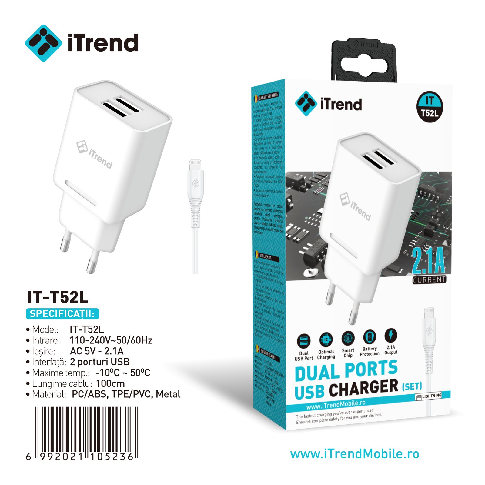 Fișa produsului IT-T52L-WH