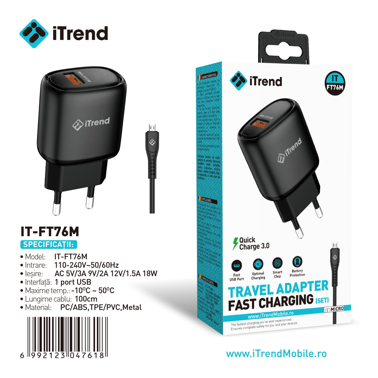 Fișa produsului IT-FT76M-BK