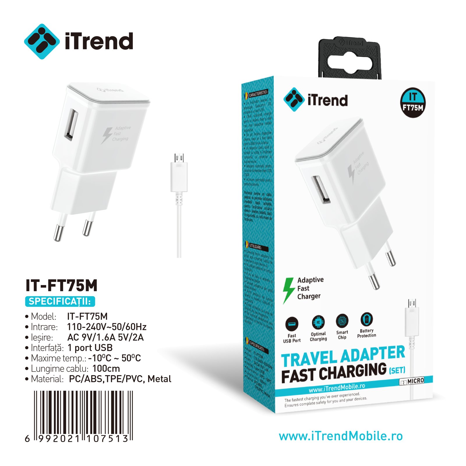 Fișa produsului IT-FT75M-WH