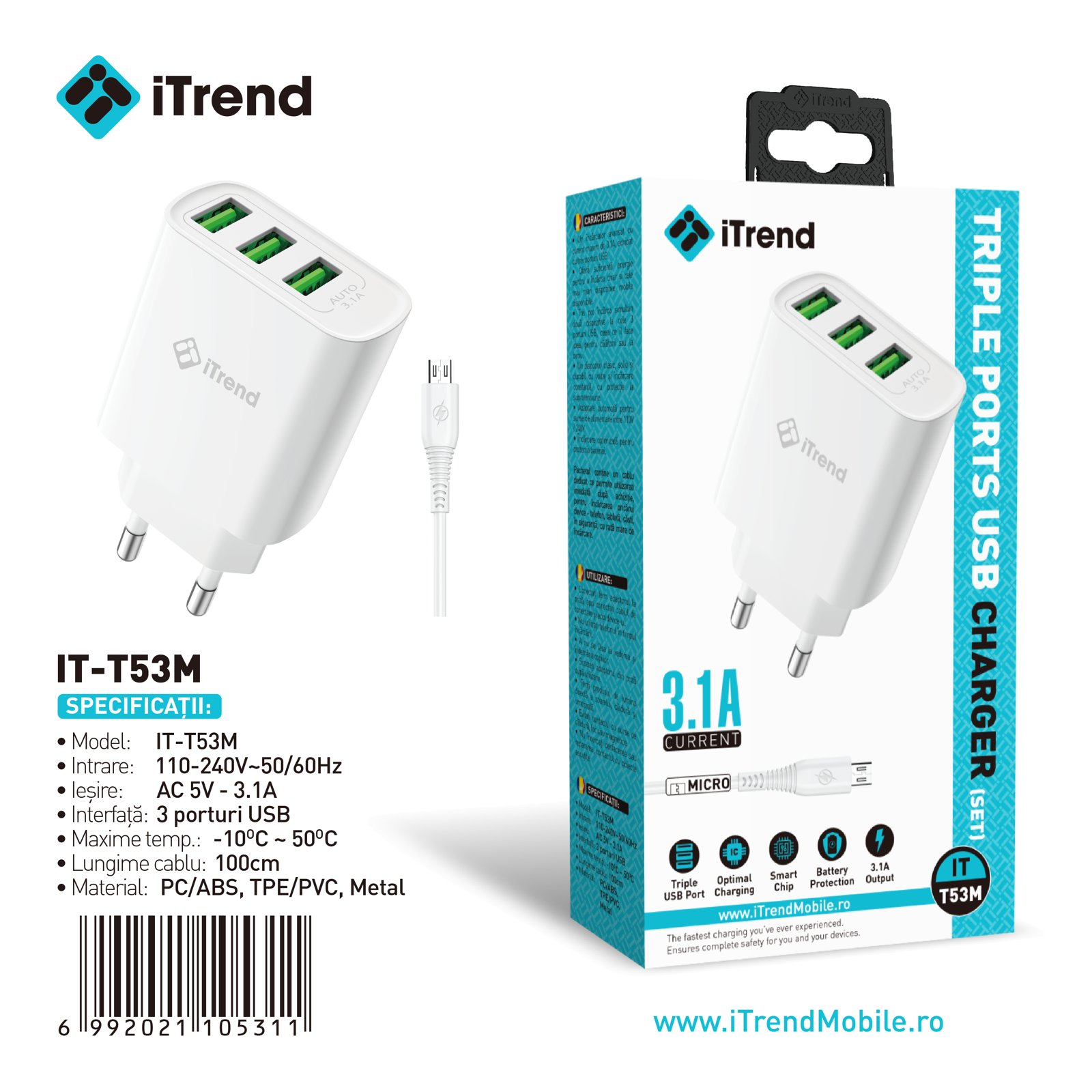 Fișa produsului IT-T53M-WH