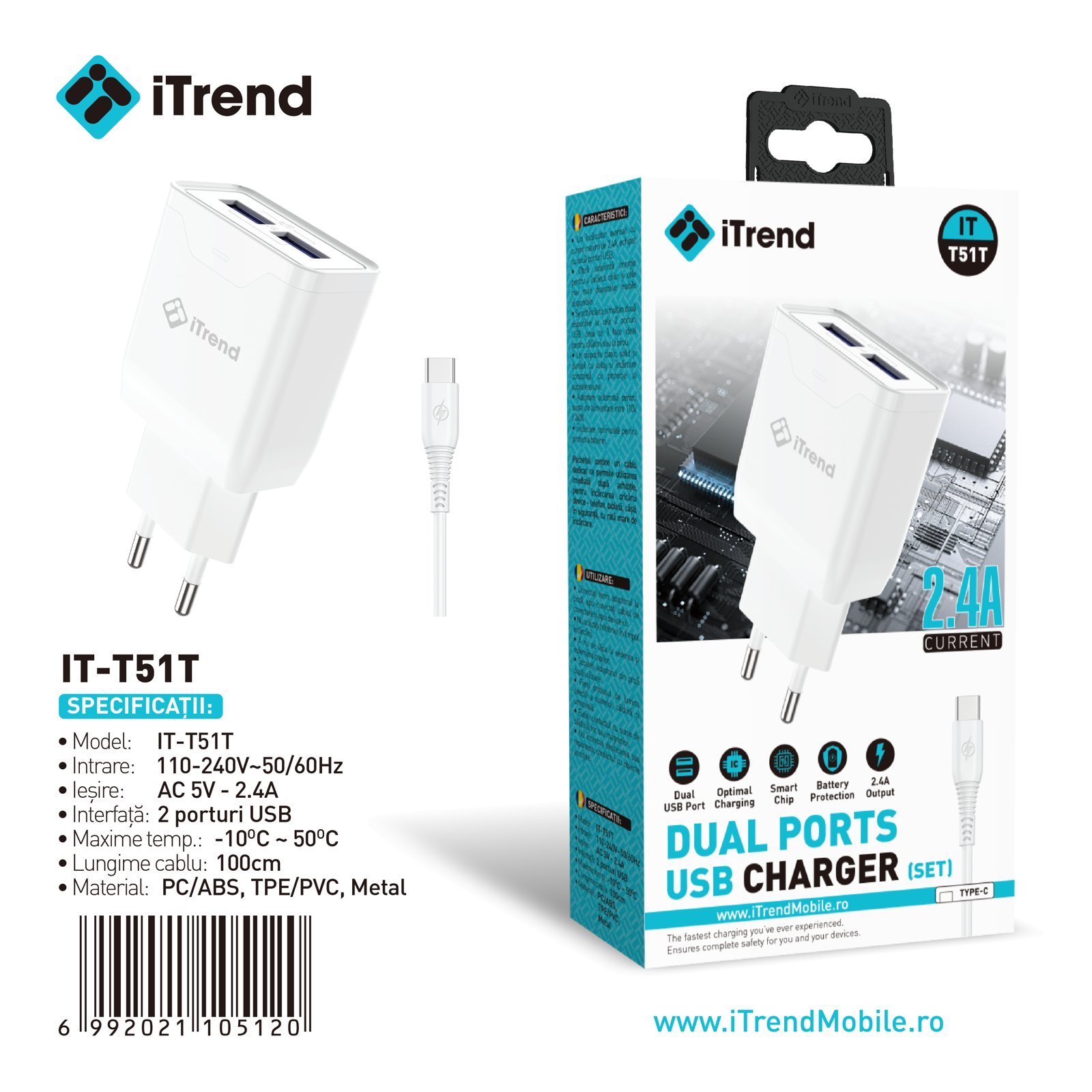 Fișa produsului IT-T51T-WH