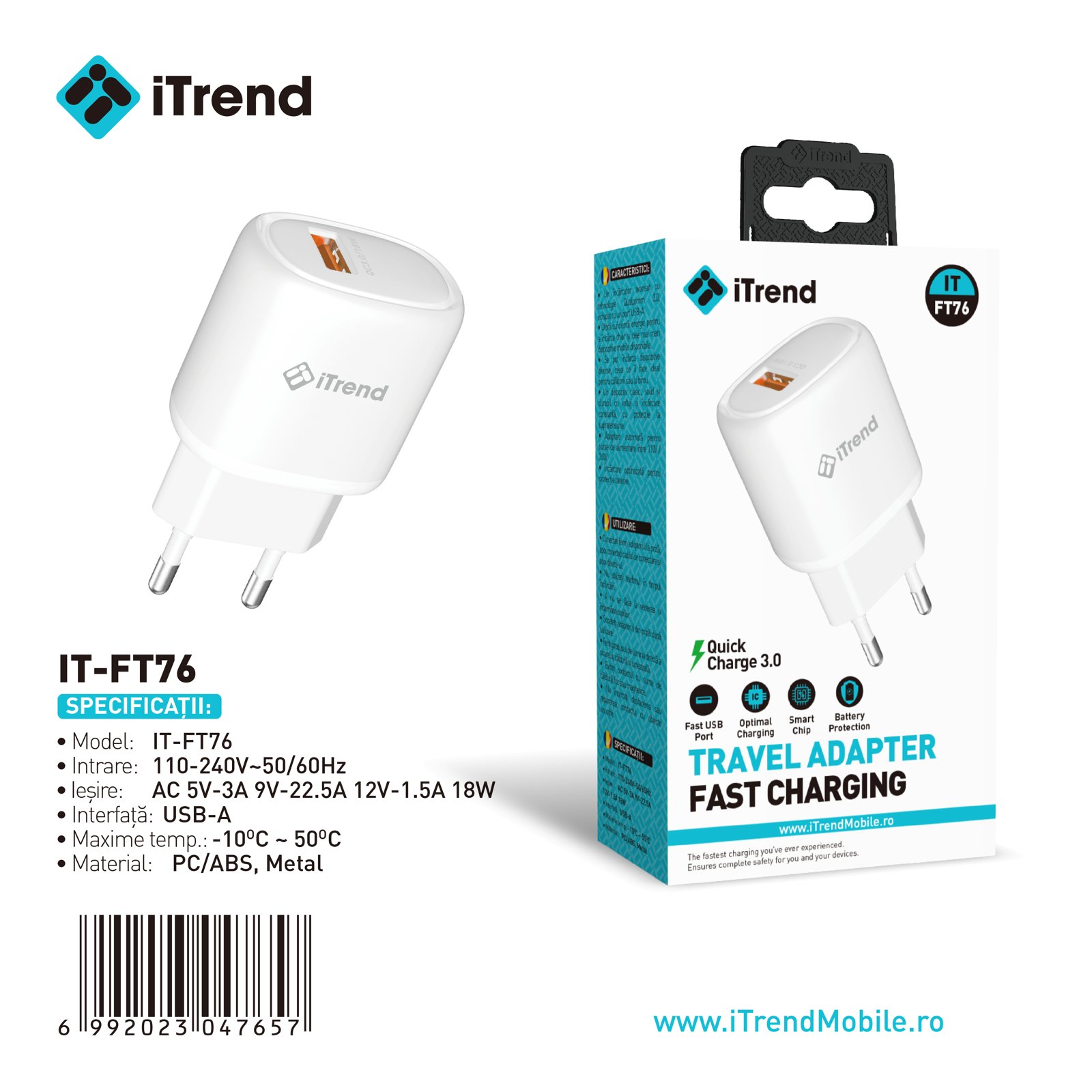 Fișa produsului IT-FT76-WH