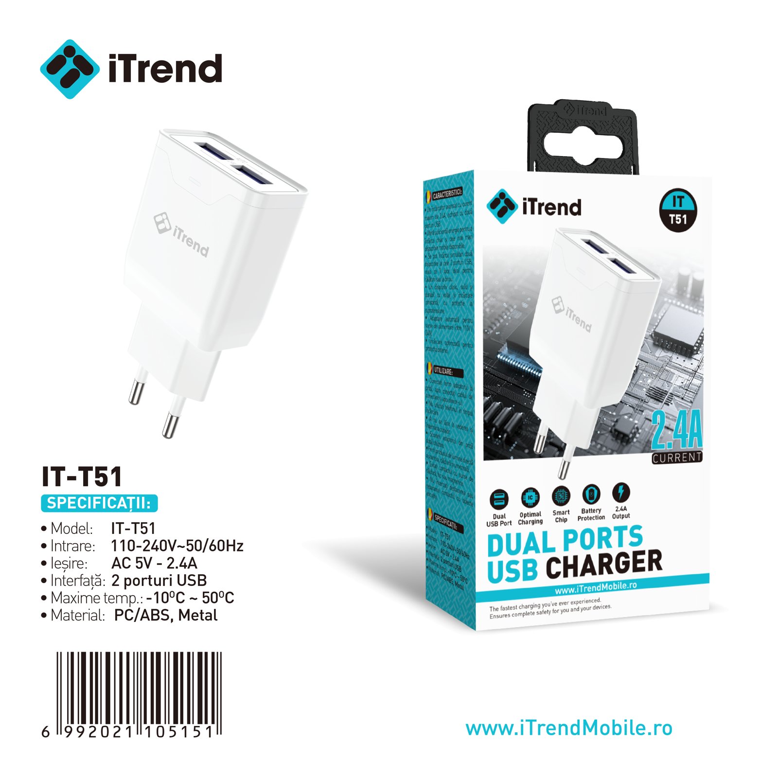 Fișa produsului IT-T51-WH