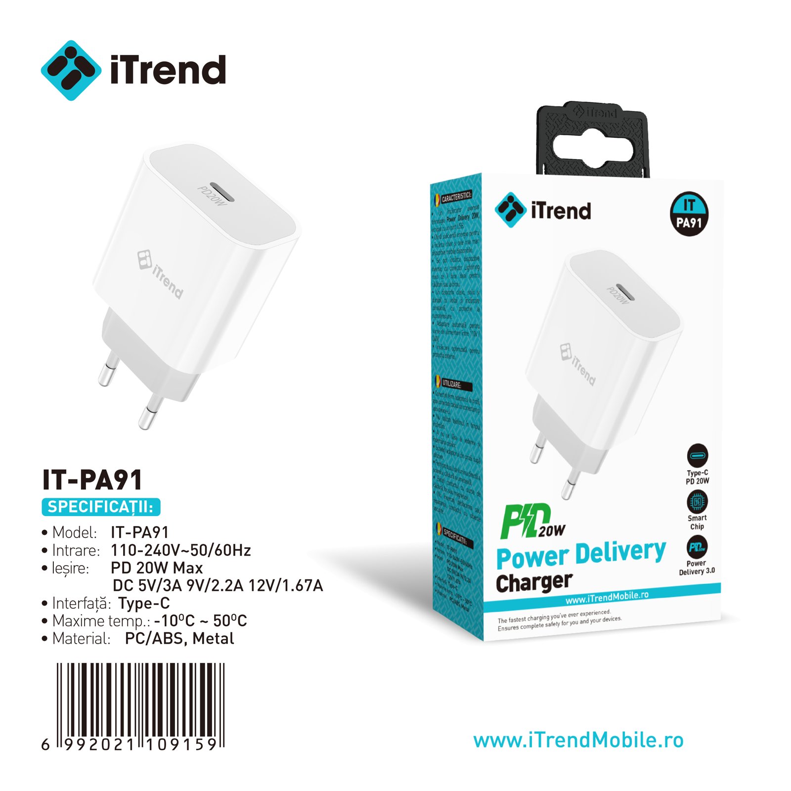 Fișa produsului IT-PA91-WH