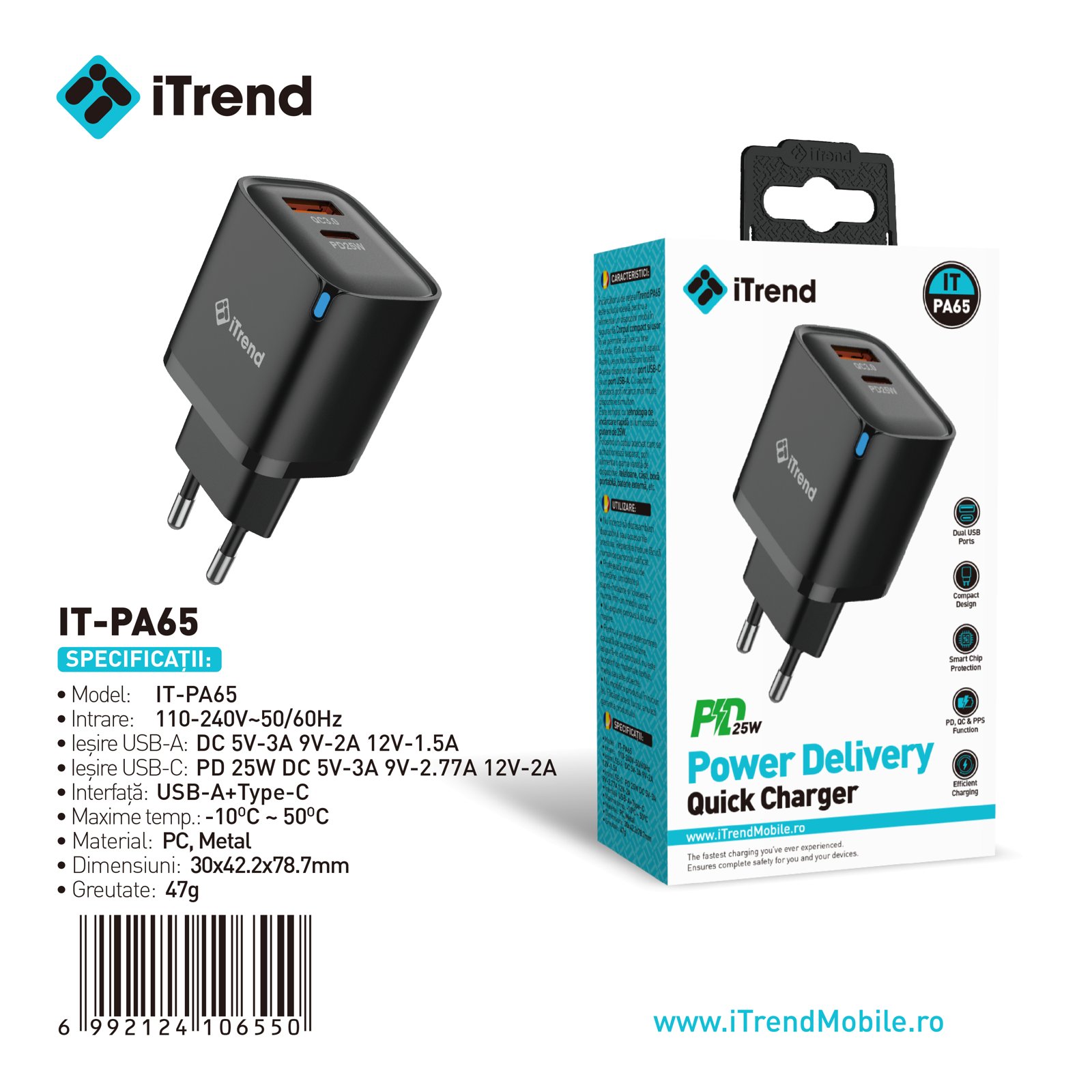 Fișa produsului IT-PA65-BK