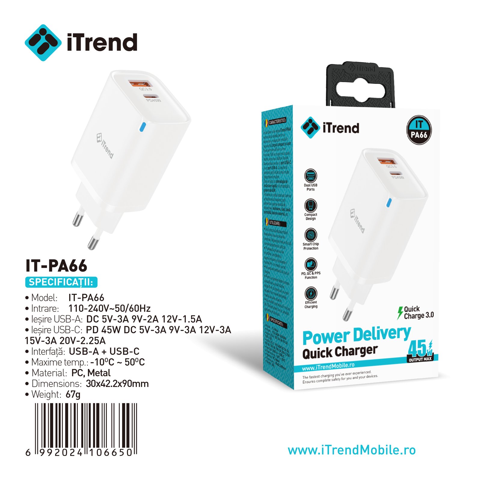 Fișa produsului IT-PA66-WH