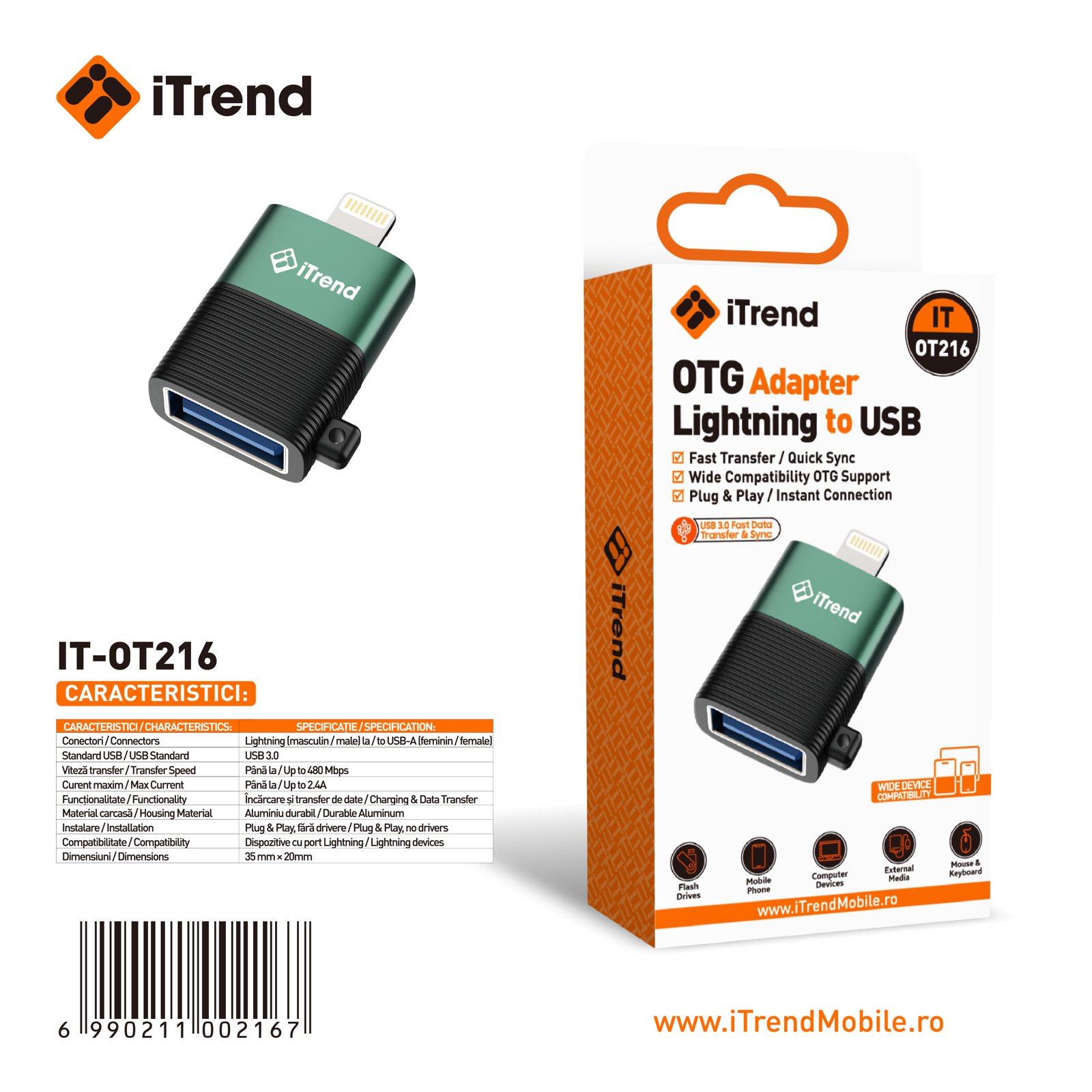 Fișa produsului IT-OT216-GR