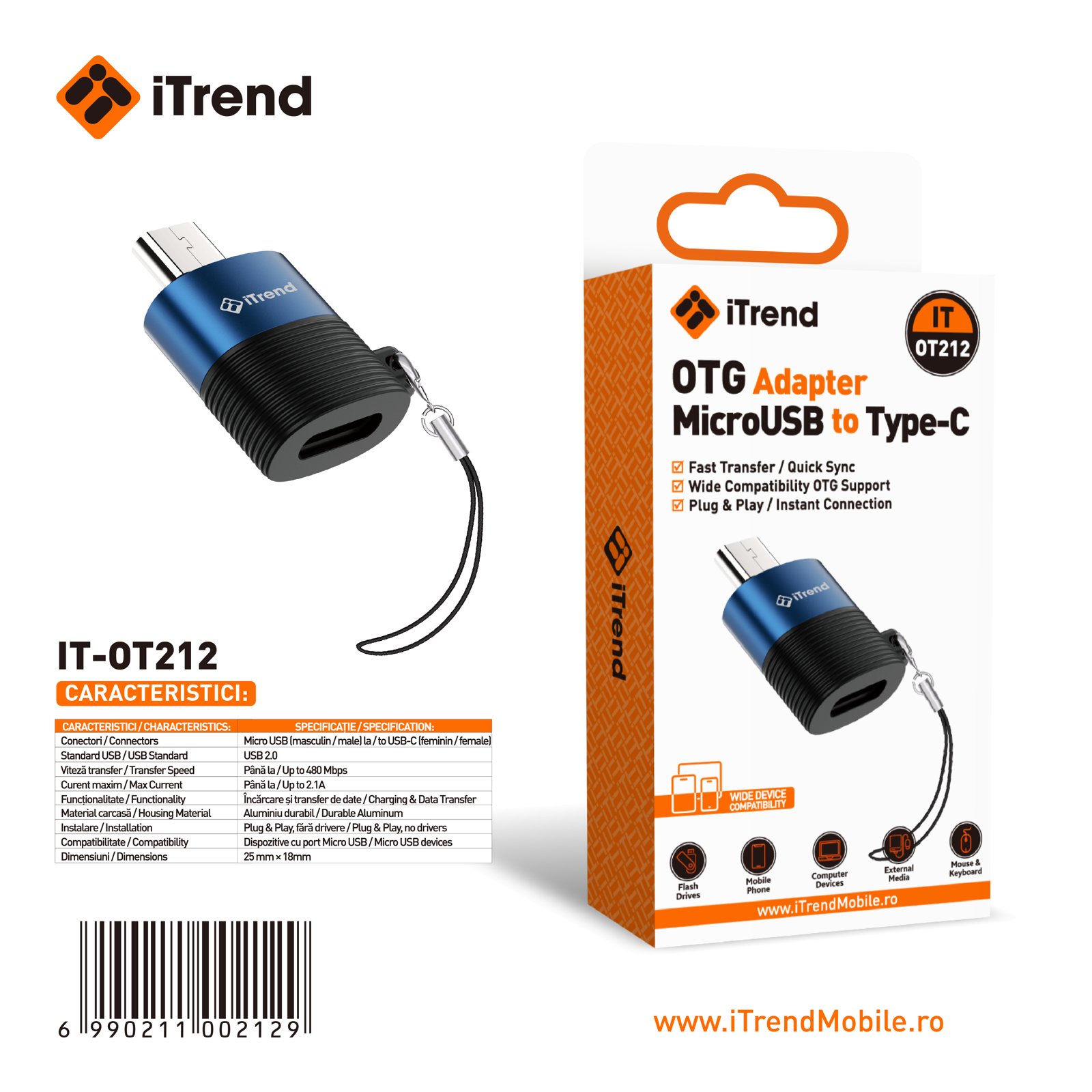 Fișa produsului IT-OT212-BL