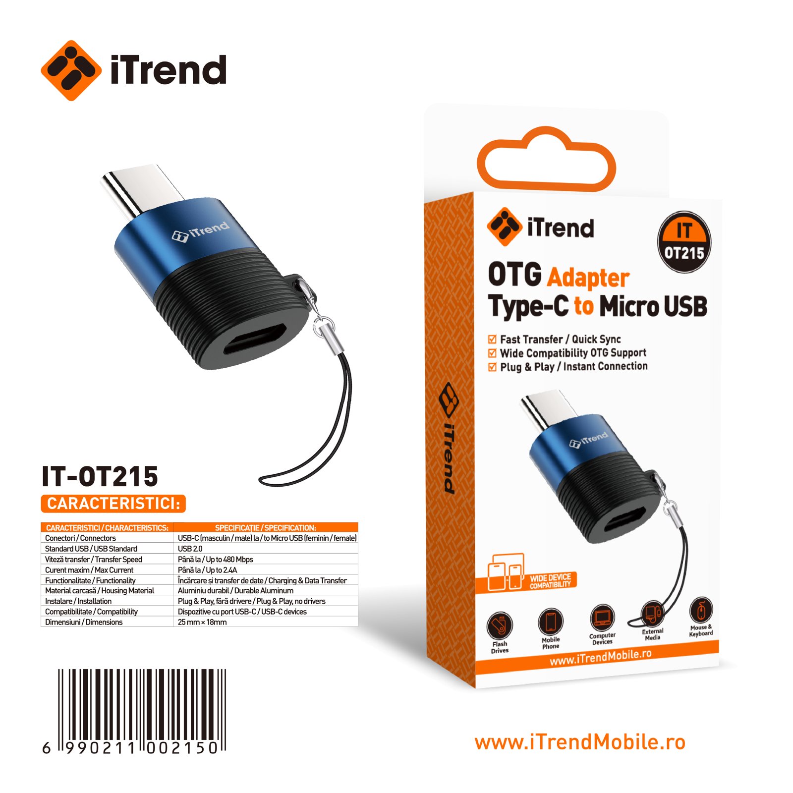 Fișa produsului IT-OT215-BL