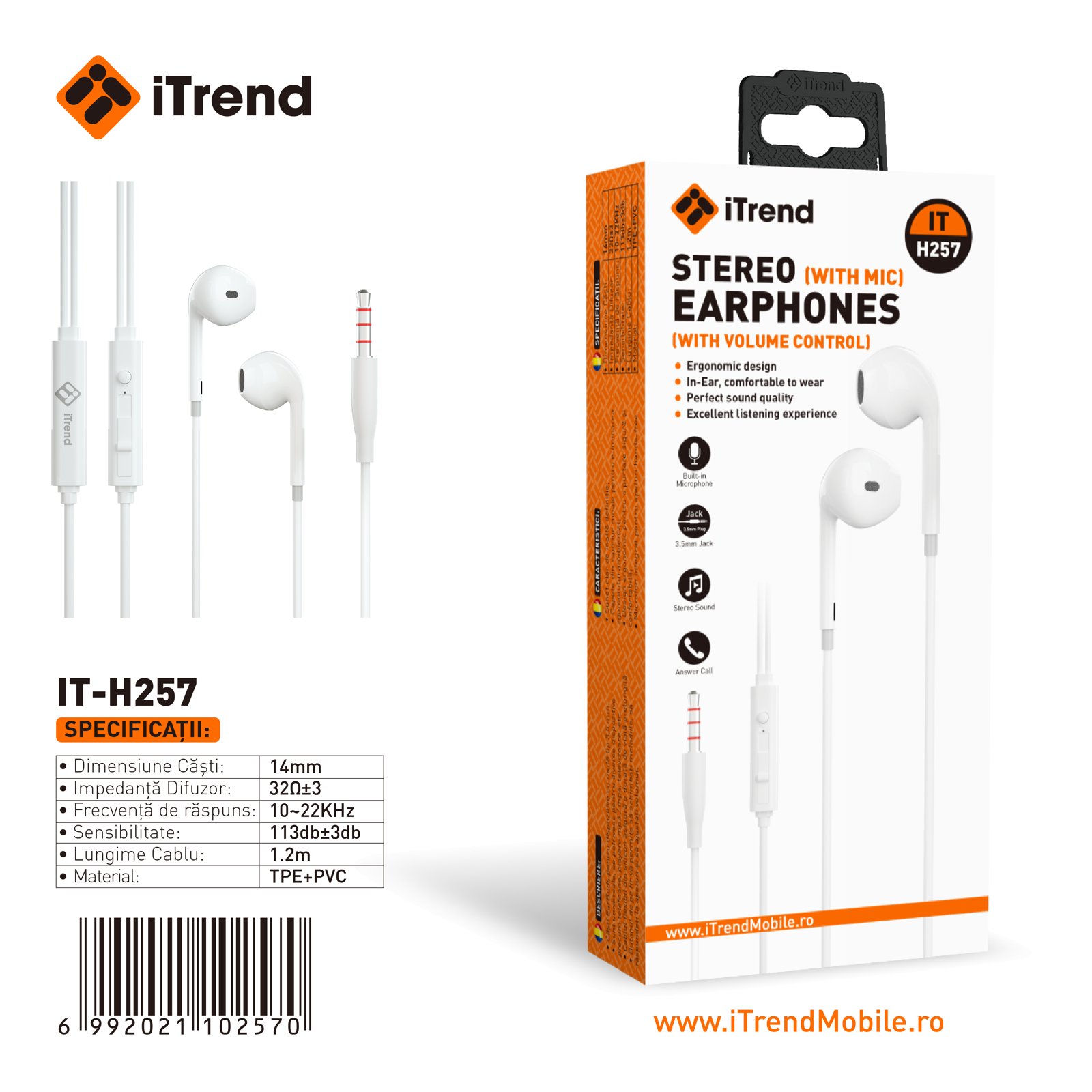 Fișa produsului IT-H257-WH