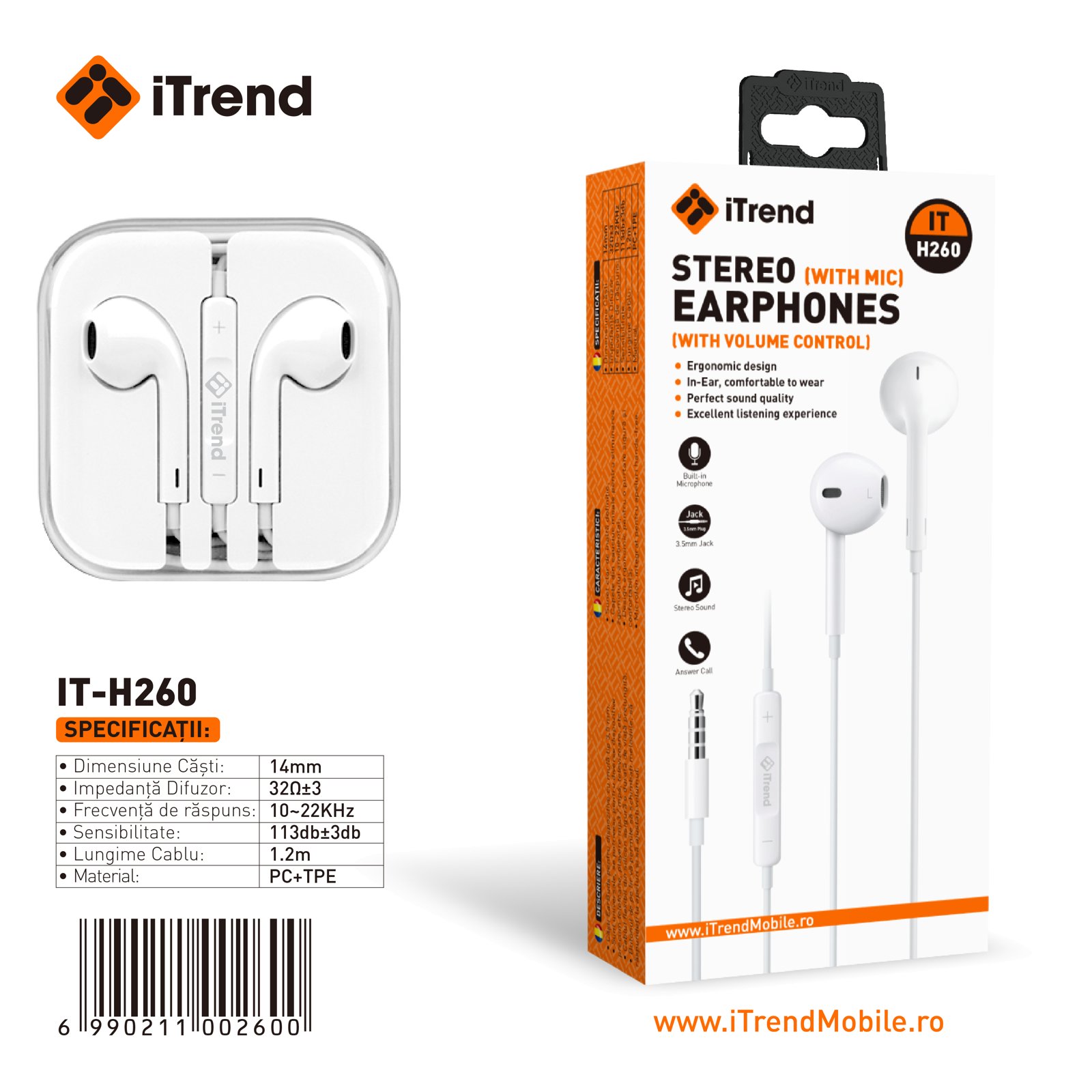 Fișa produsului IT-H260-WH