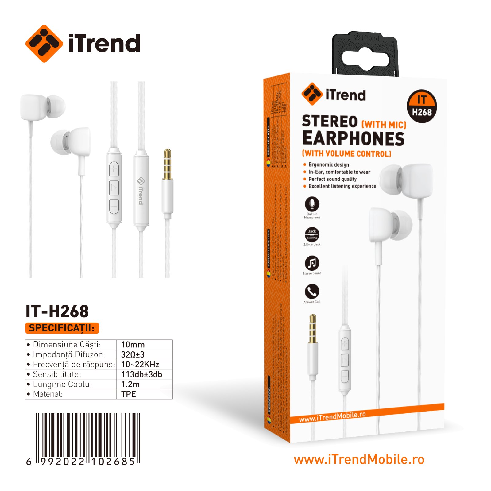 Fișa produsului IT-H268-WH