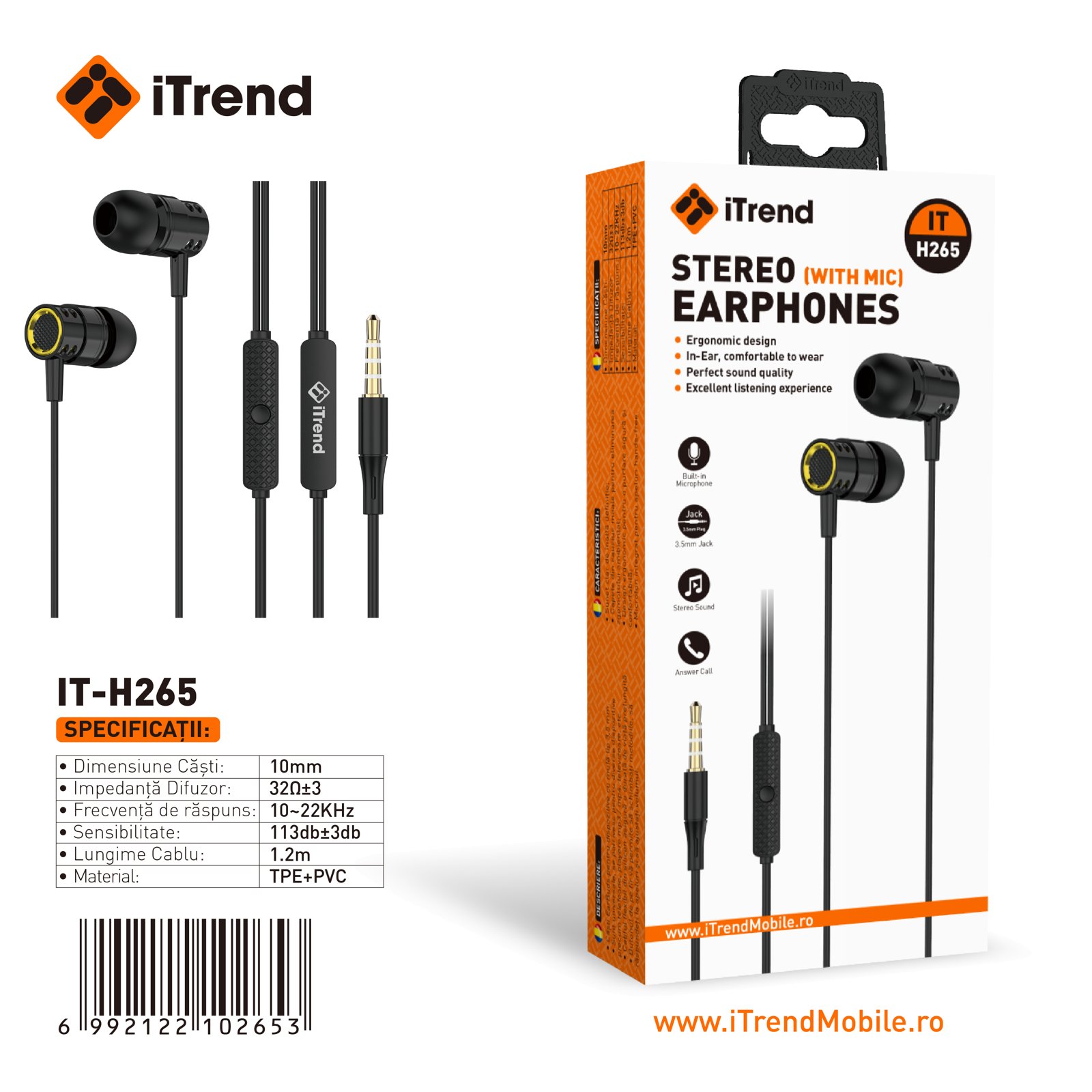 Fișa produsului IT-H265-BK
