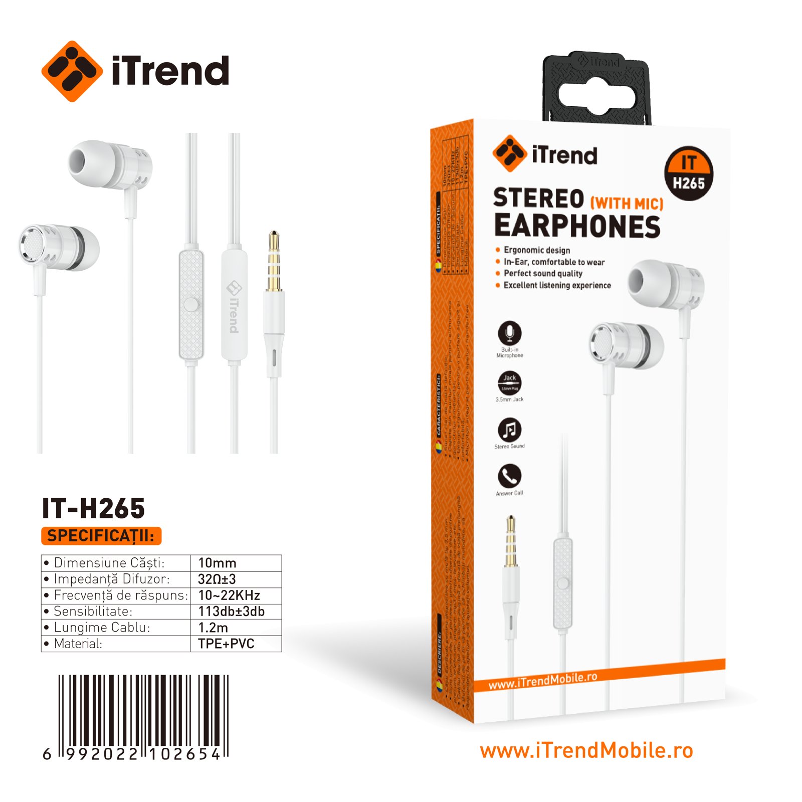Fișa produsului IT-H265-WH