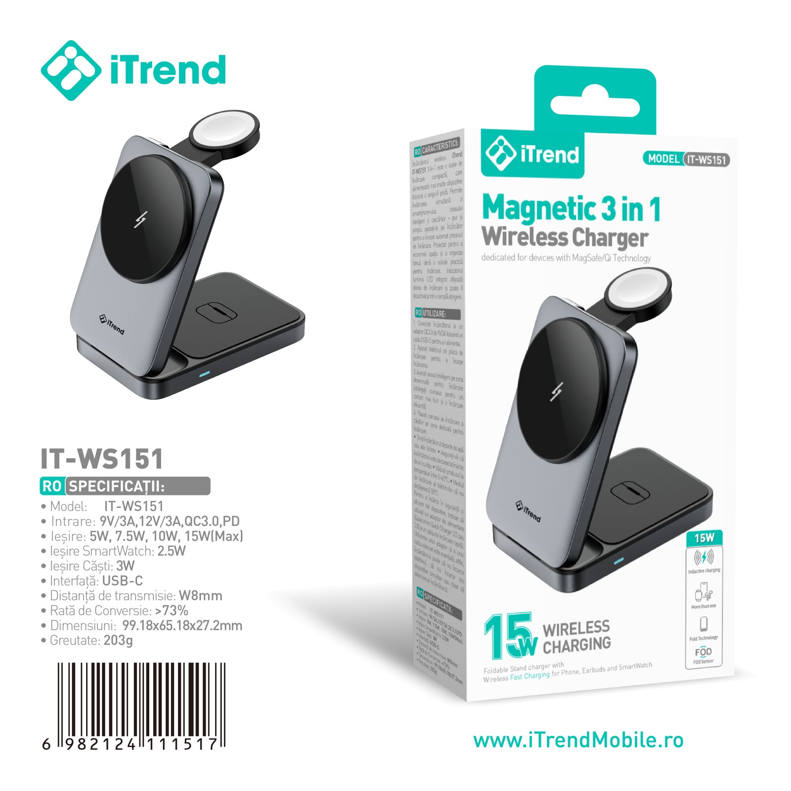 Fișa produsului IT-WS151-BK