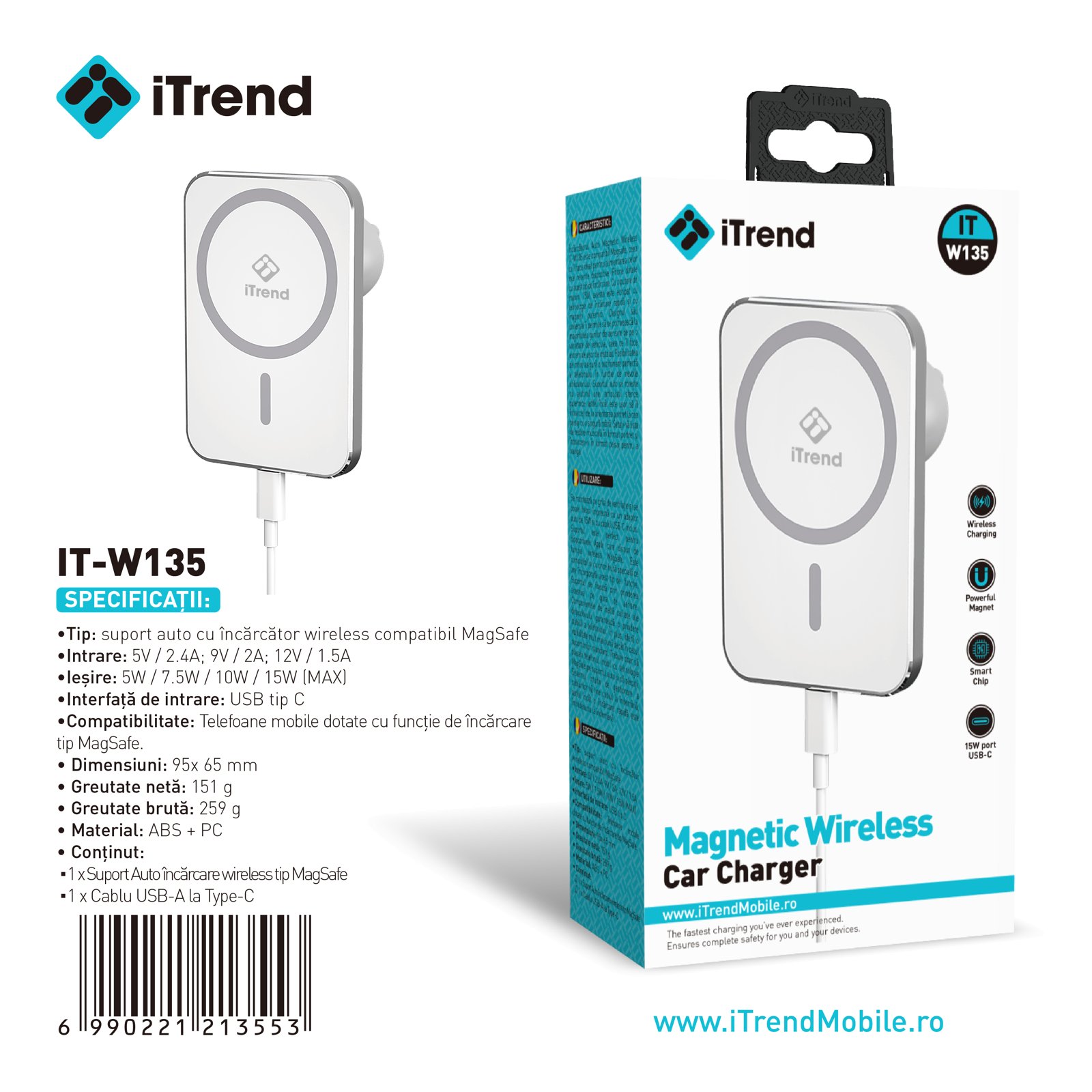 Fișa produsului IT-W135-WH