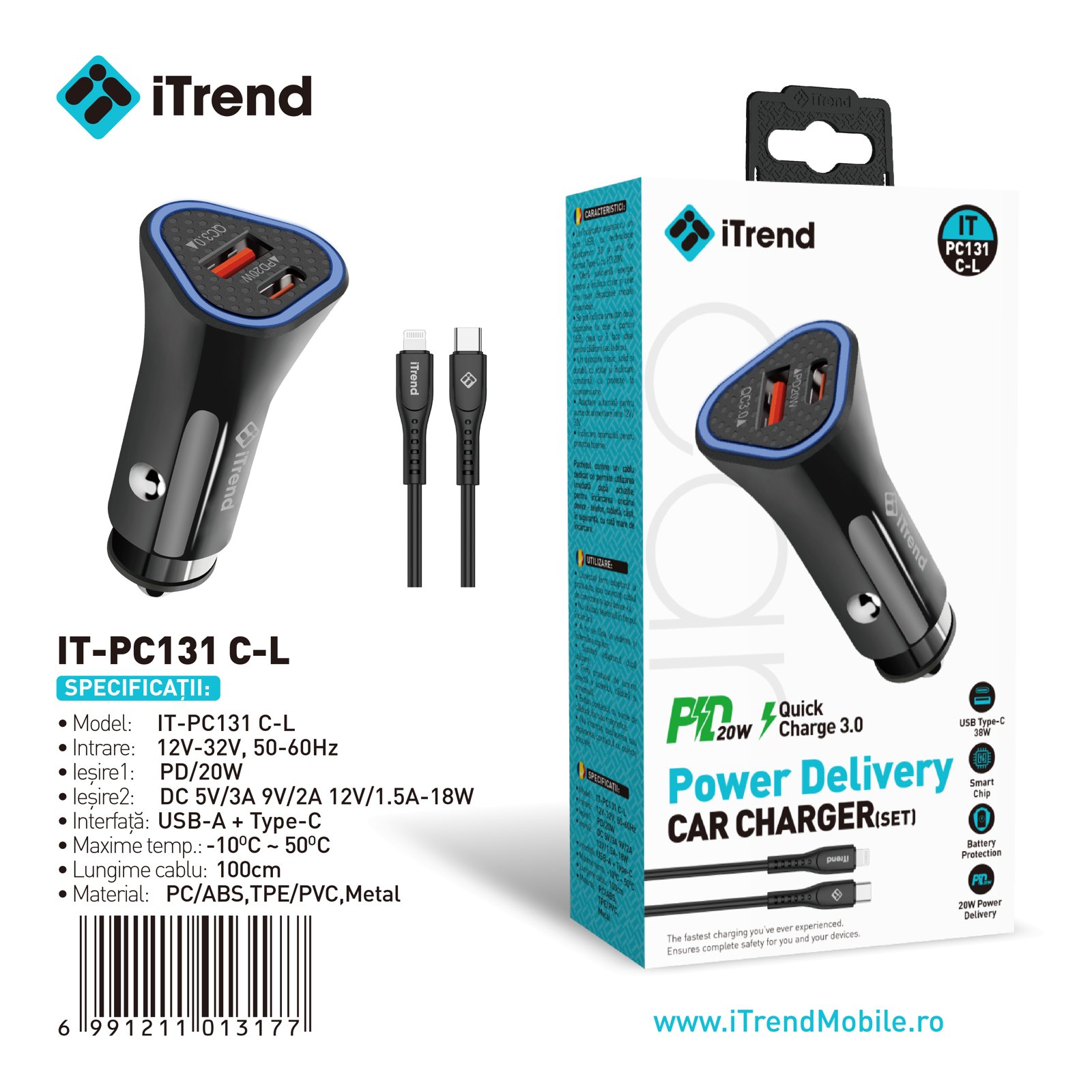 Fișa produsului IT-PC131C-L-BK