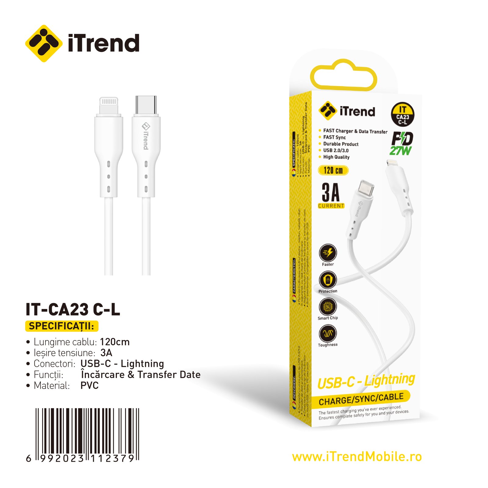 Fișa produsului IT-CA23C-L-WH