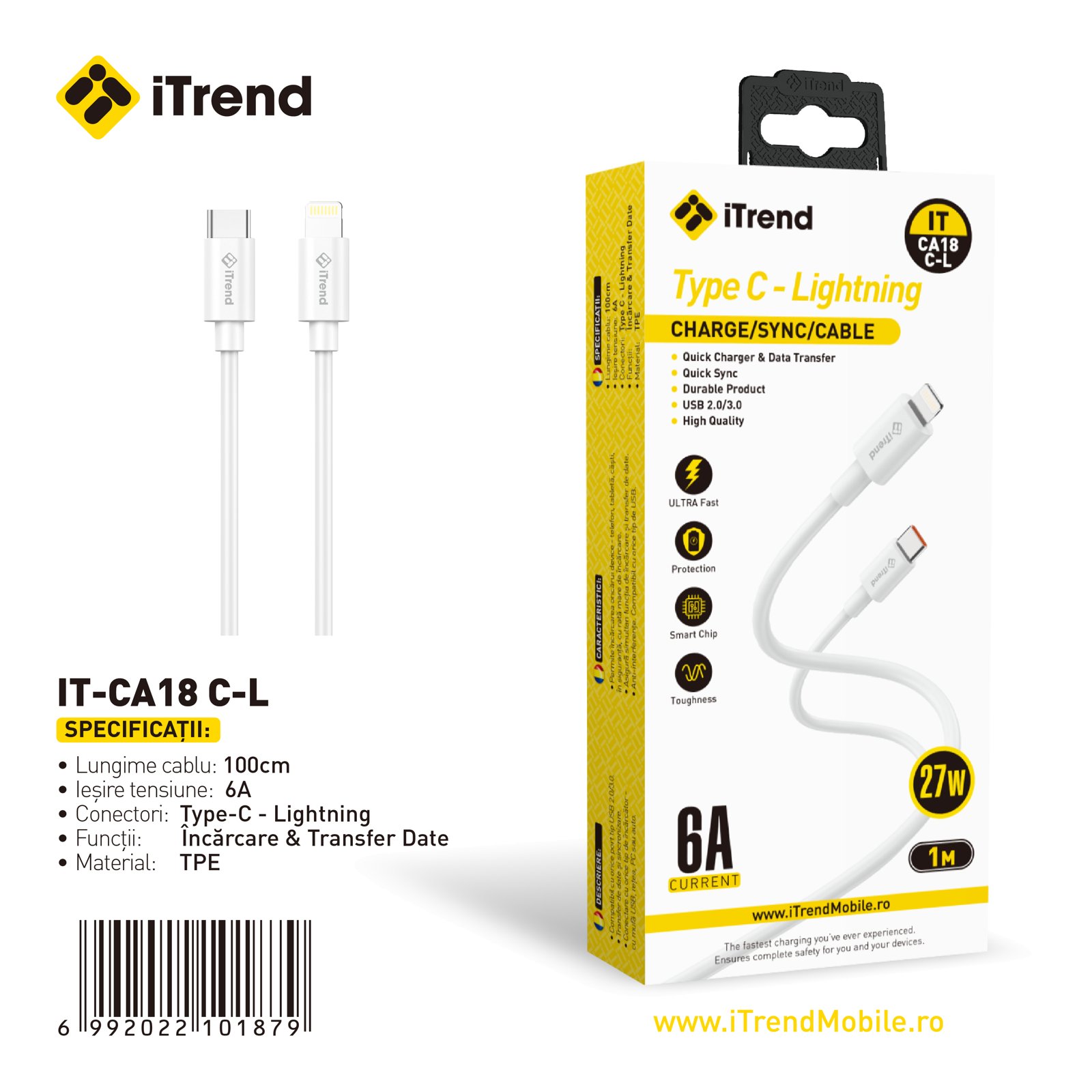 Fișa produsului IT-CA18C-L-WH